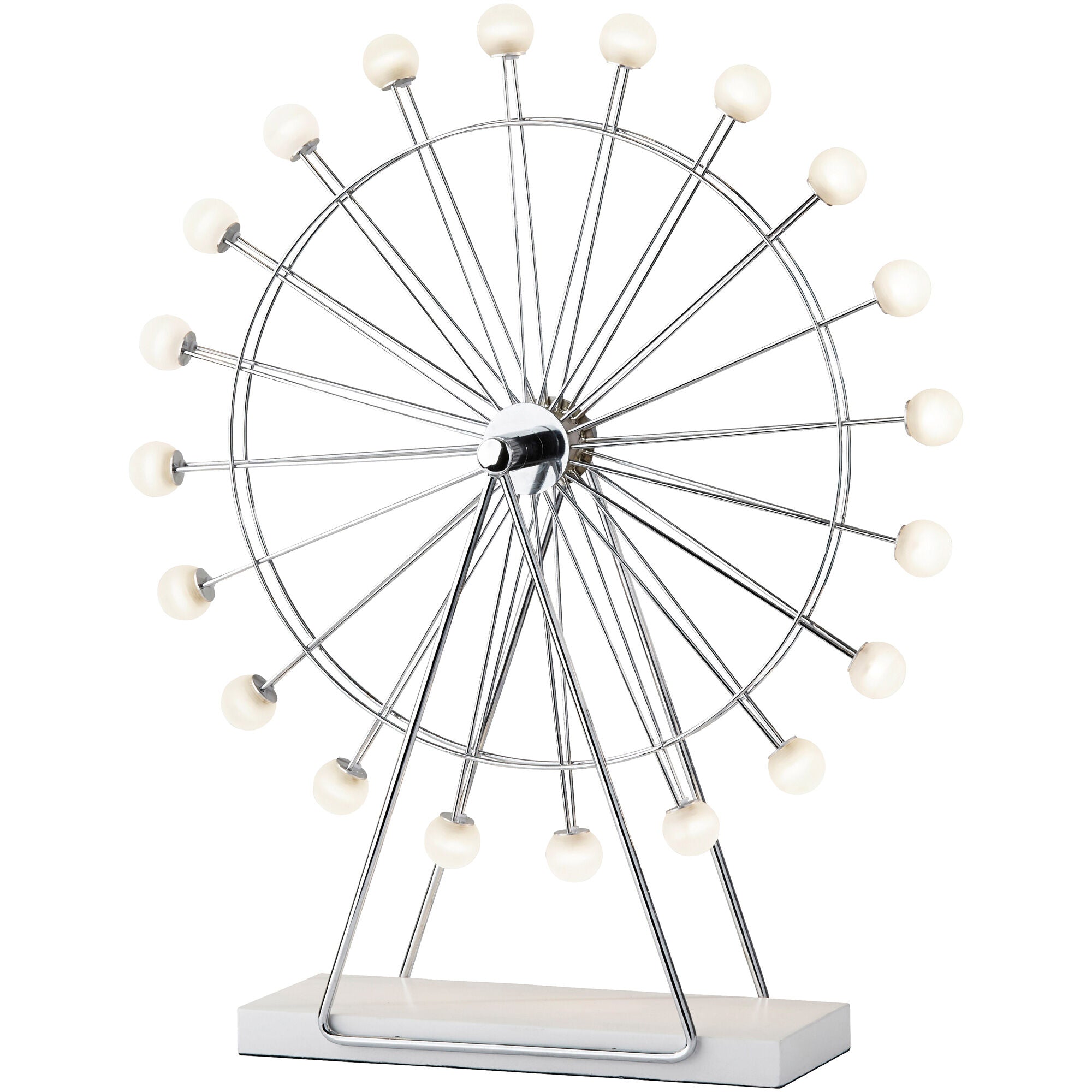 Vintage Coney Island Style Large Ferris Wheel Lamp - Decorative LED Night Light for Bedroom, Living Room & Nursery - Perfect for Theme Parties, Home Decor & Gift Giving