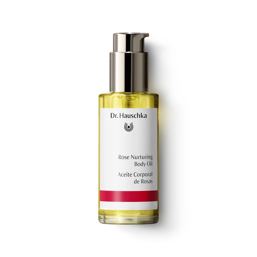 Dr. Hauschka Rose Nurturing Body Oil - Organic Moisturizing Dry Skin Care for Women & Men - Perfect for Massage, Aromatherapy & Daily Hydration