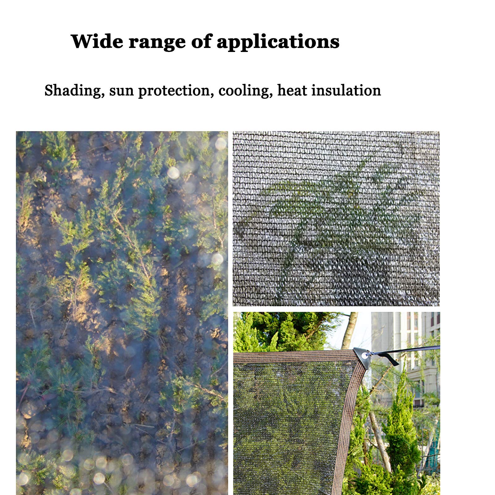 Premium 50%-60% UV Block Shade Cloth for Plants - Sun Mesh Sunblock Fabric for Greenhouse, Garden & Outdoor Plant Protection - Ideal for Vegetable Gardens, Patio Covers & Nursery Shade Solutions