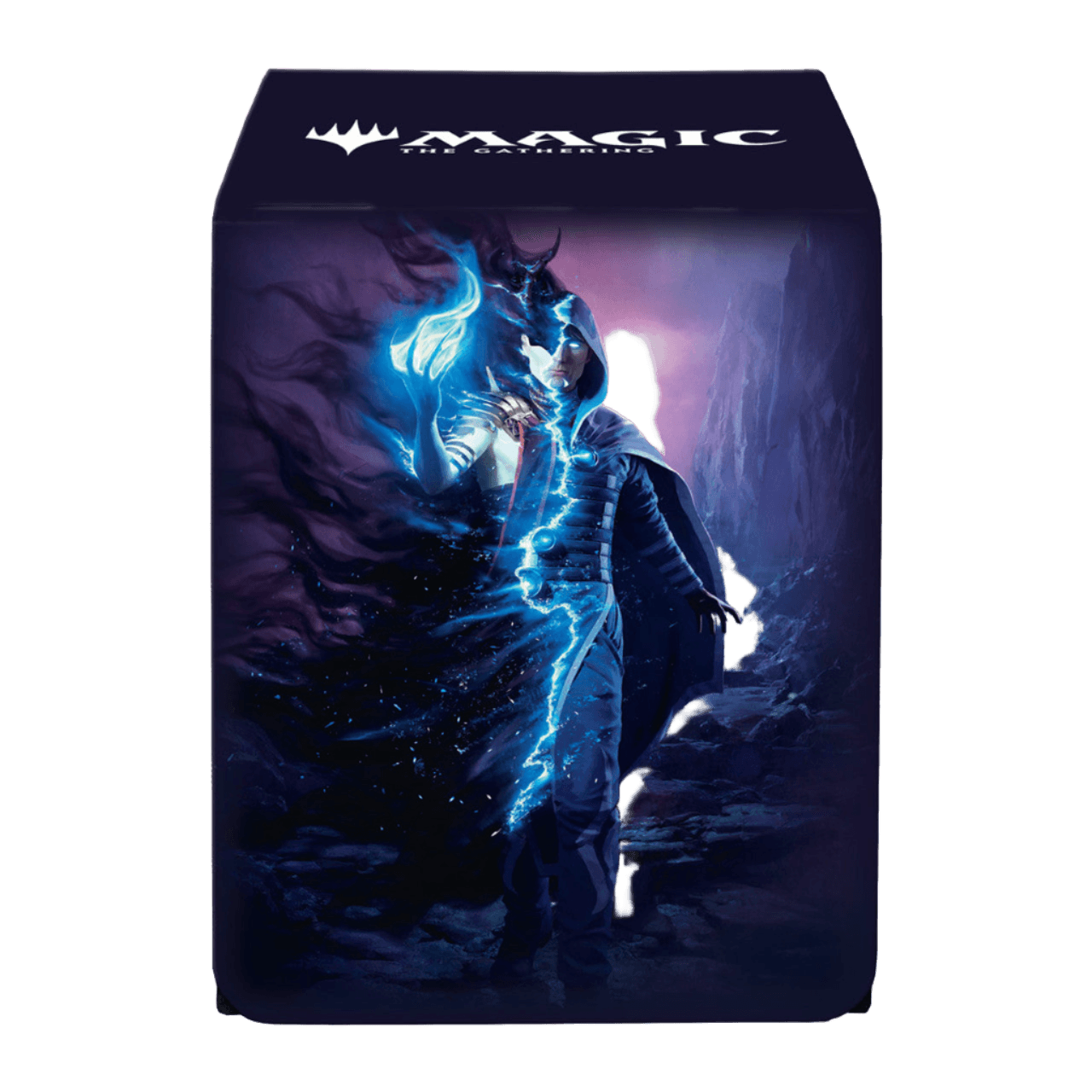 Jace Reawakened Deck Box - Alcove Flip MTG Card Storage for Outlaws of Thunder Junction | Durable Magic The Gathering Accessories for Game Nights & Tournaments
