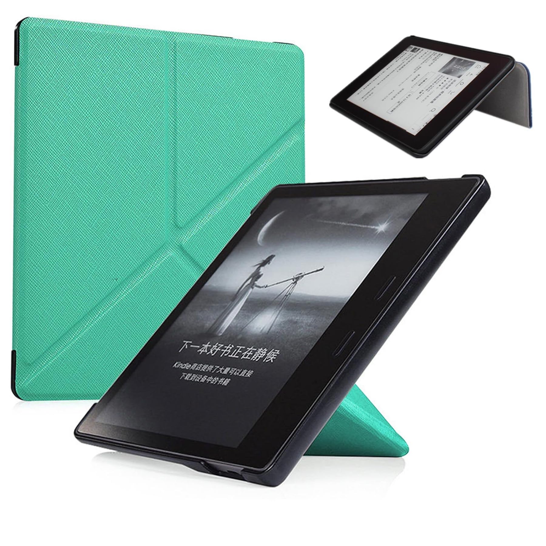 Premium PU Leather Smart Cover for Kindle Oasis 7