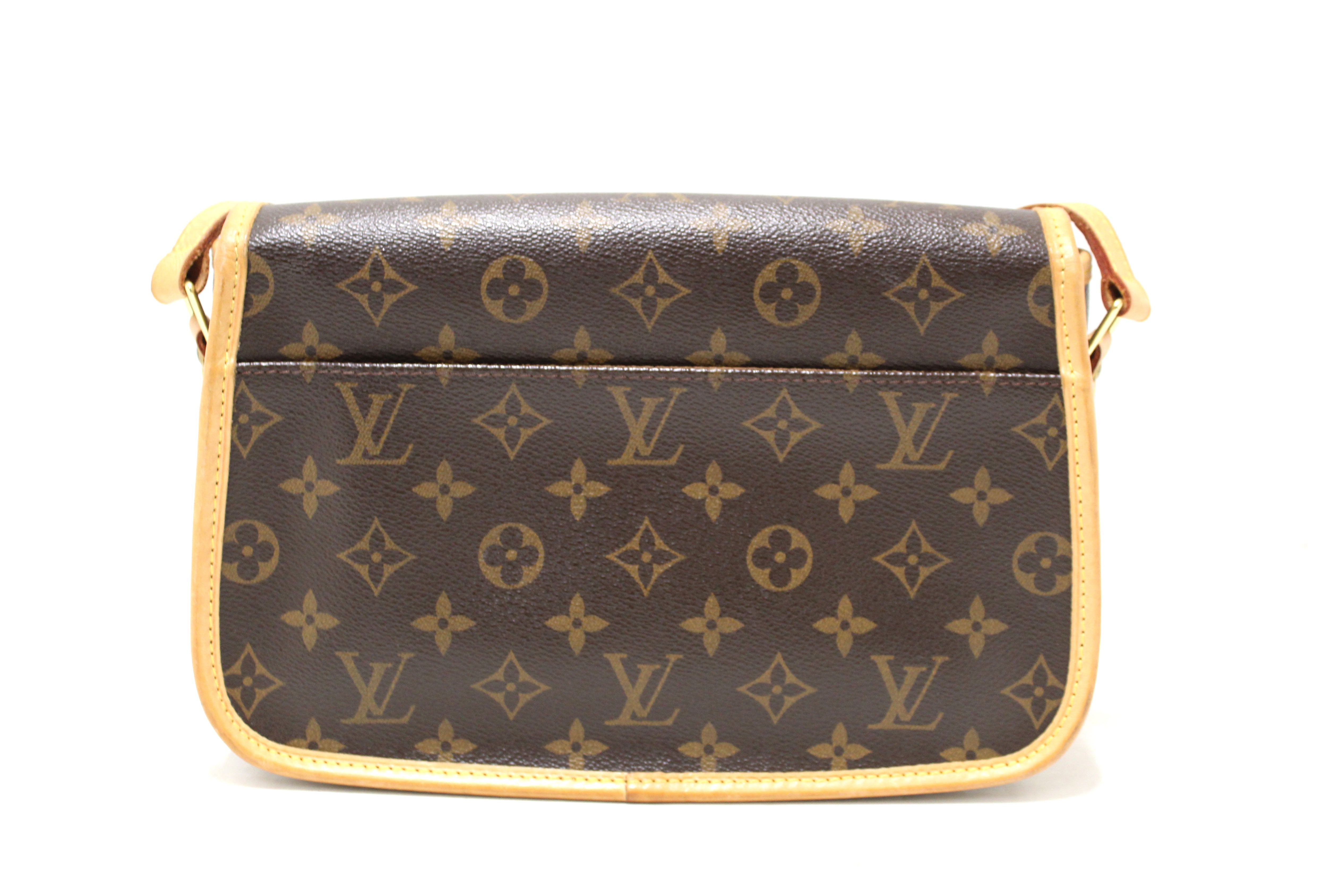 Authentic Louis Vuitton Classic Monogram Sologne Messenger Bag for Men - Genuine Leather Crossbody Shoulder Bag - Perfect for Work, Travel & Everyday Use