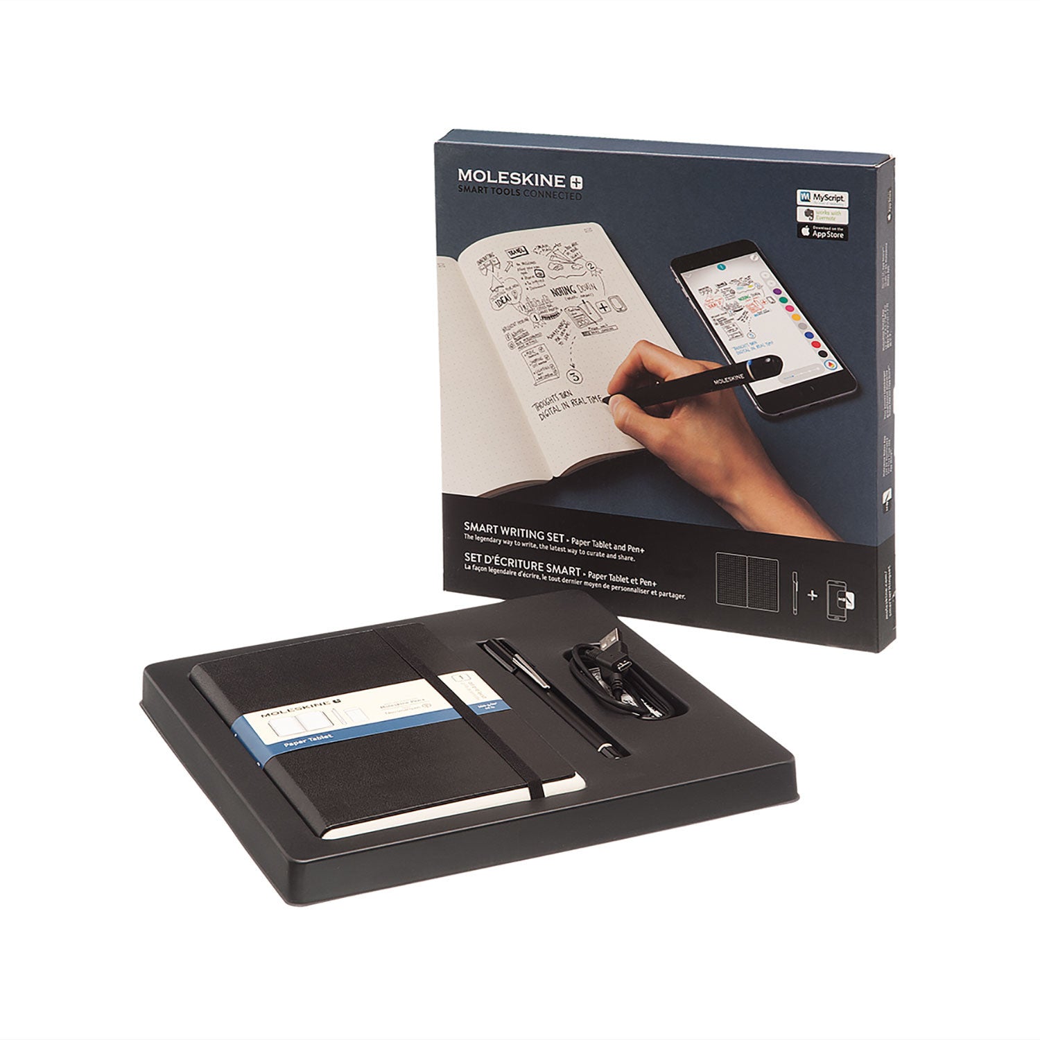 Moleskine Smart Writing Set - Digital Notebook & Pen for Note Taking, Sketching, and Journaling - Perfect for Students, Professionals, and Creative Writers