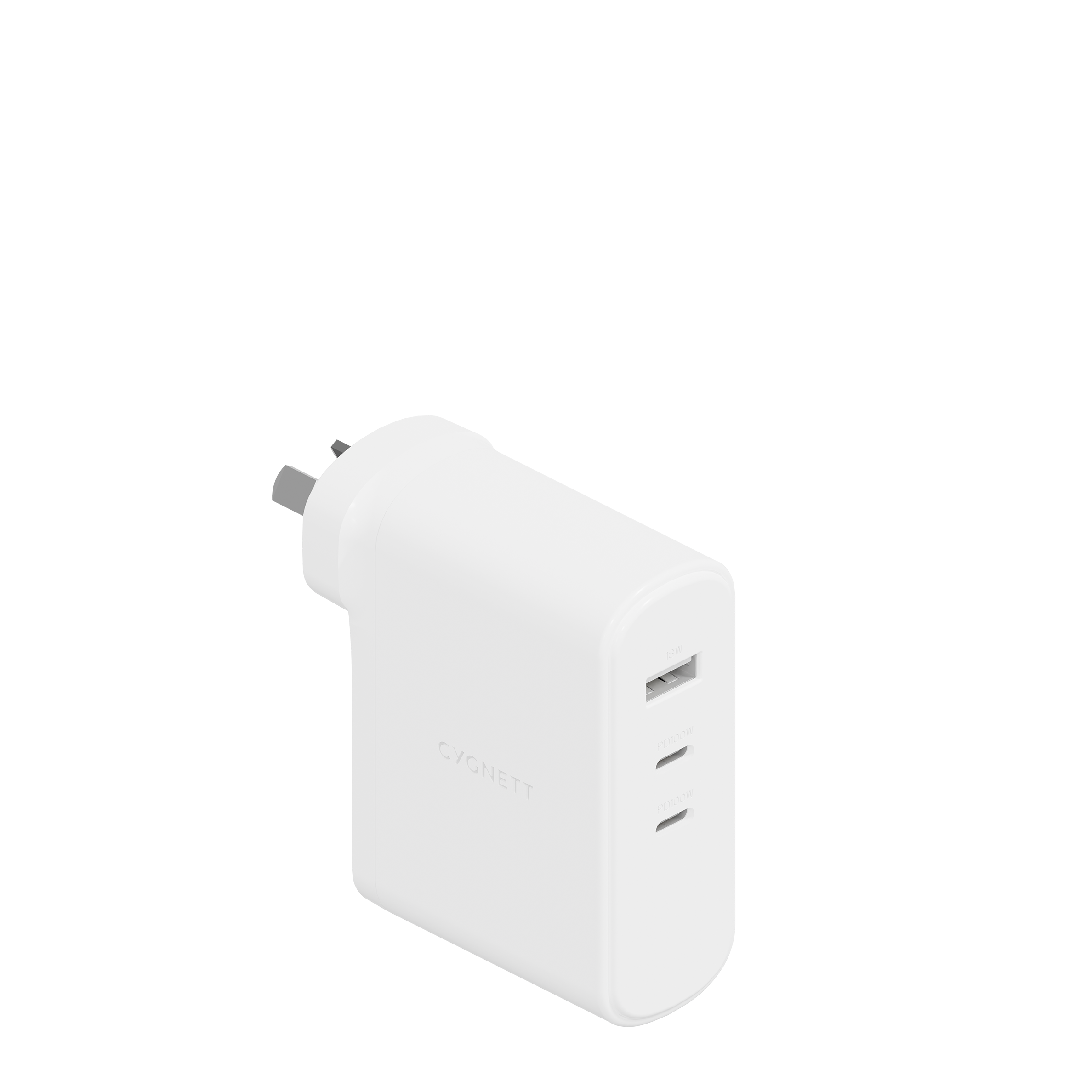 100W GaN Fast Wall Charger with Multiple USB Ports - Ultra Compact & Powerful Charging for Laptops, Phones & Tablets | Perfect for Travel, Home & Office Use