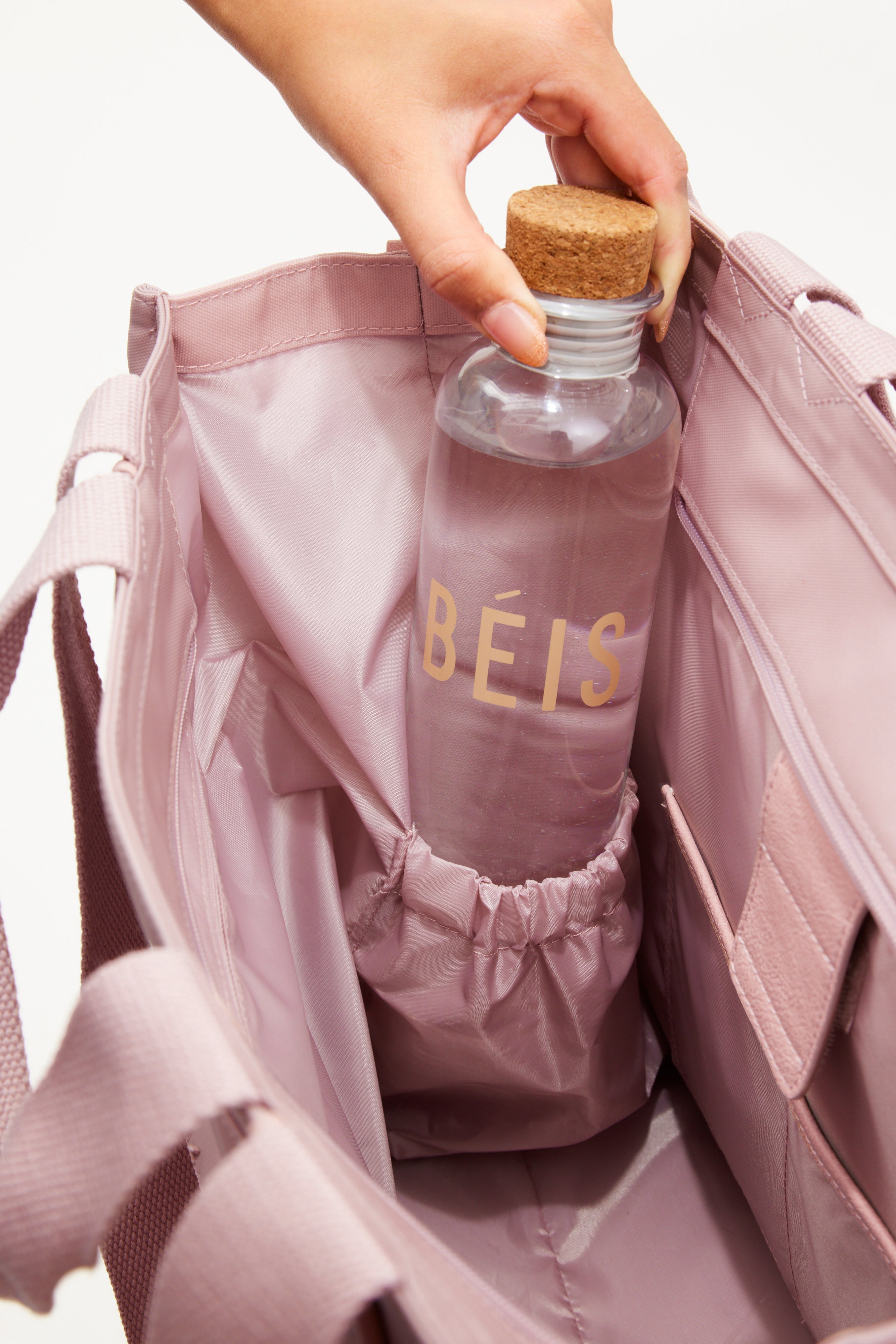 East to West Tote Bag in Atlas Pink - Stylish & Spacious Women's Shoulder Bag for Work, Travel & Everyday Use