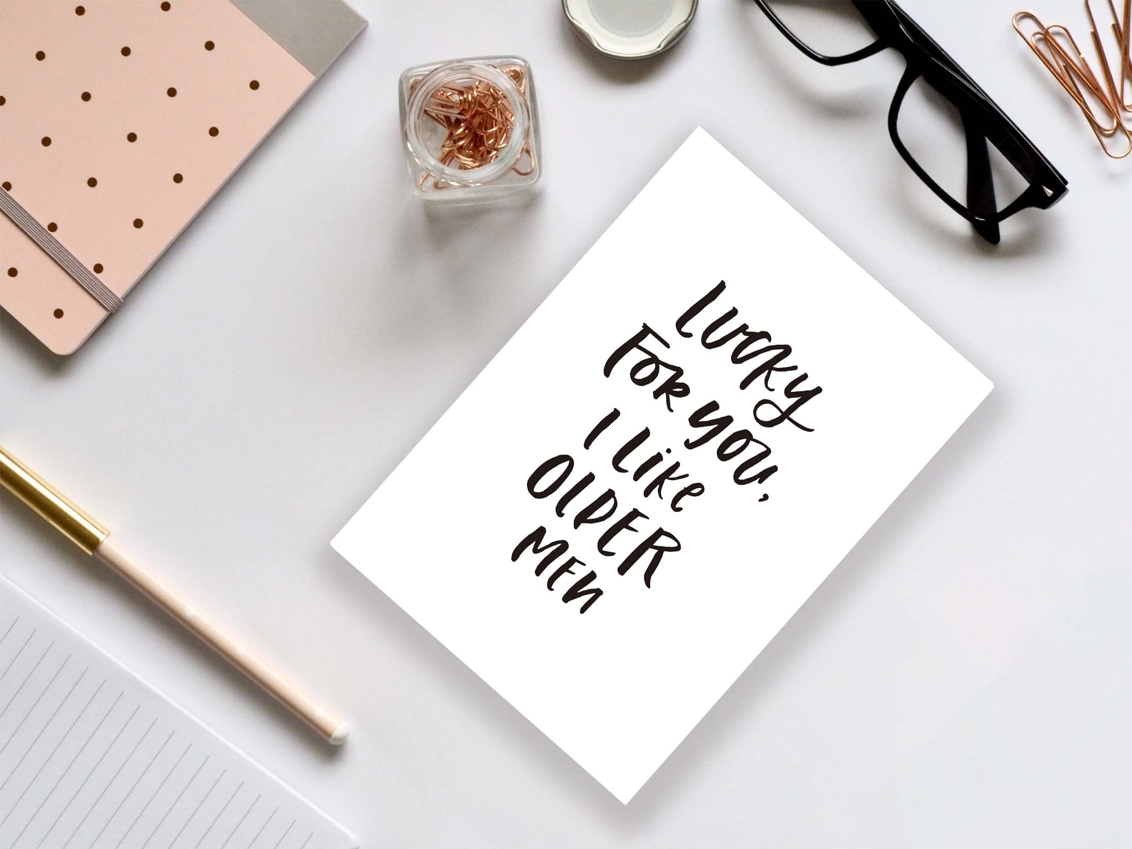 Funny Birthday Card for Husband - Humorous Anniversary Card for Boyfriend - I Like Older Men Greeting Card - Perfect for Special Occasions & Romantic Surprises
