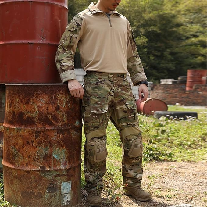 EMERSONGEAR Gen3 Paintball Pants with Knee Pads - Tactical Combat Trousers for Airsoft, Army & BDU - Durable Outdoor Sports & Military Training Pants