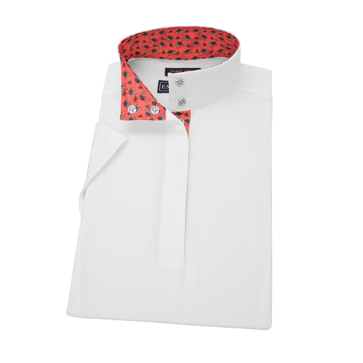Essex Classics Women's Slow & Steady Tortoise Print Short Sleeve Blouse - Casual Office Wear & Summer Fashion Top