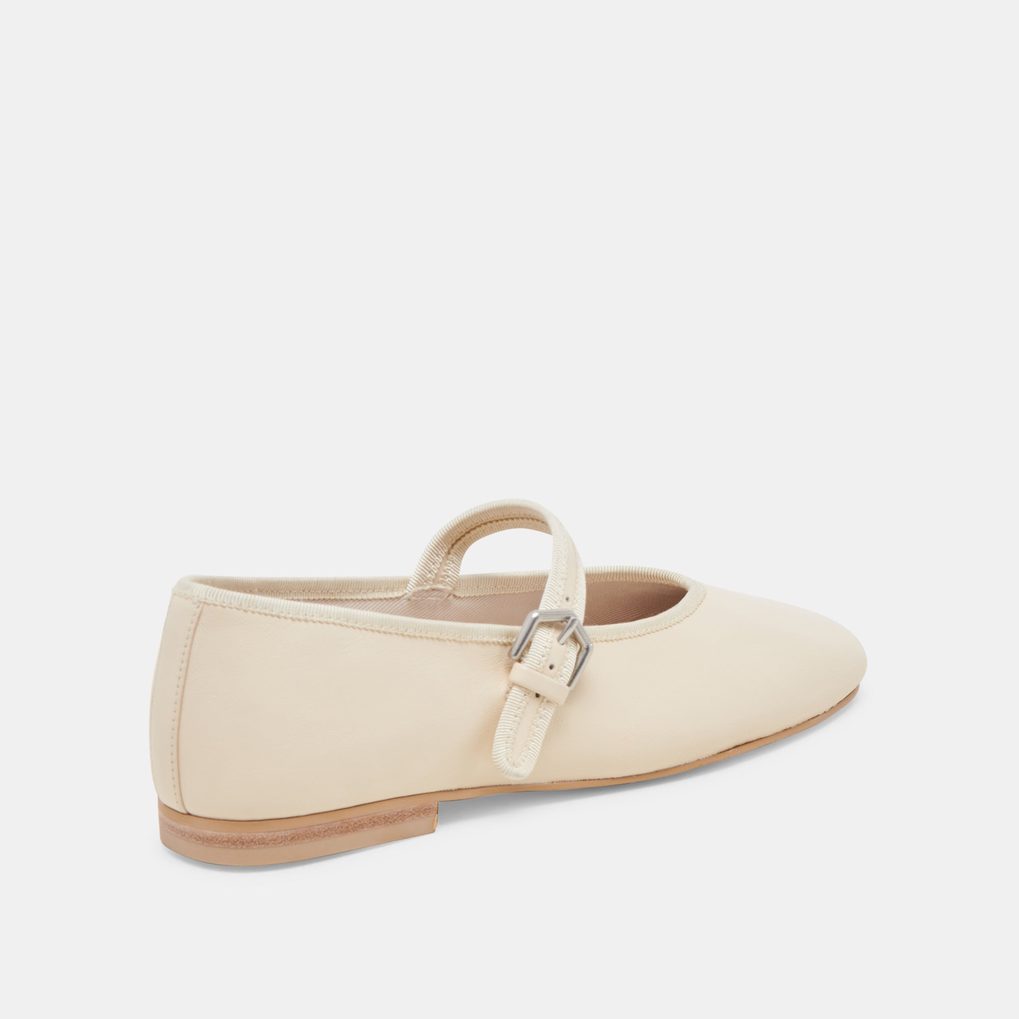 Roslyn Ballet Flats - Genuine Leather in Cream for Women | Comfortable & Stylish Shoes for Work, Casual Wear & Dance
