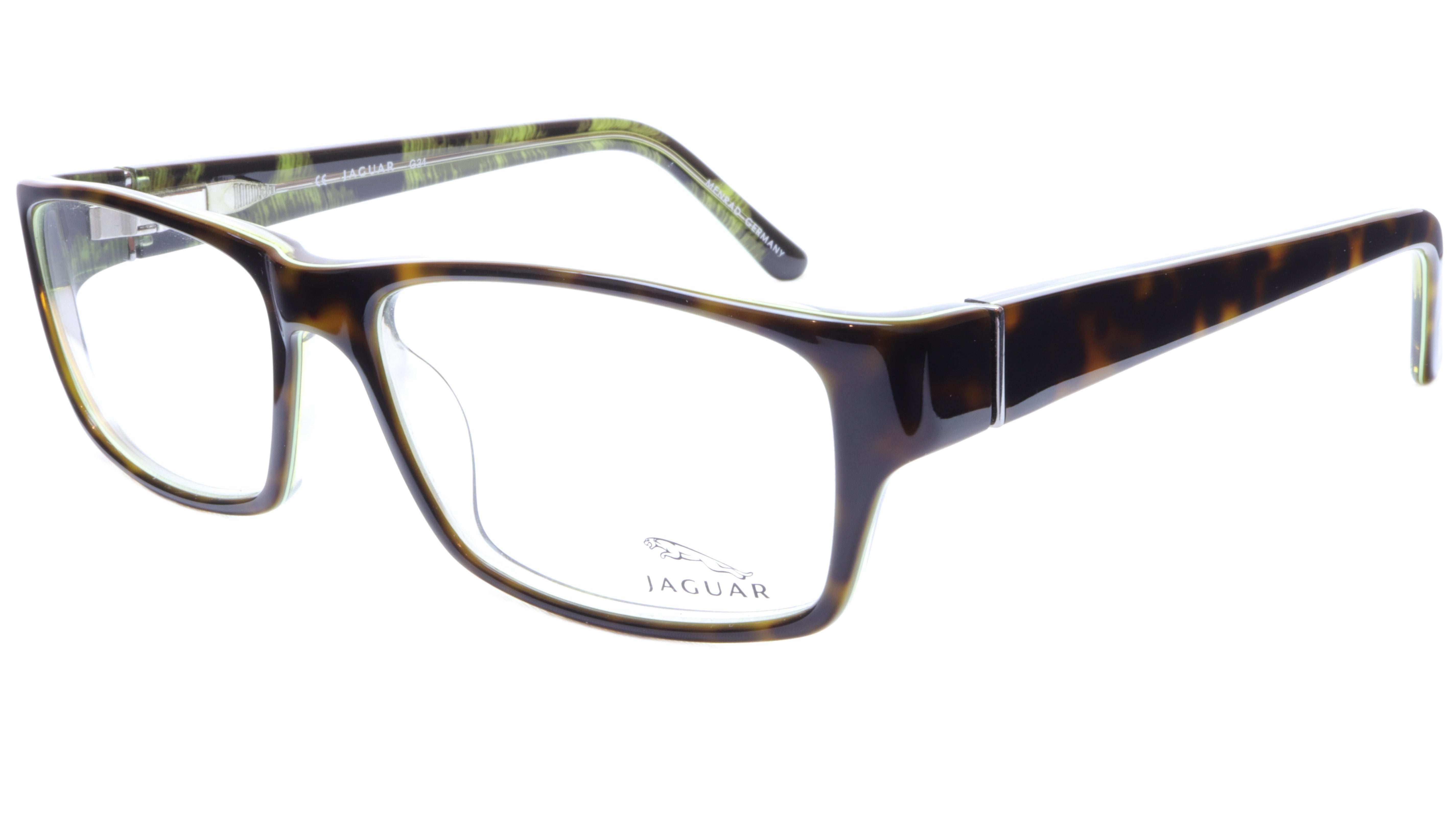 Premium Jaguar Eyeglasses Model 31004 - Classic Tortoise Acetate Frame Handcrafted in Germany | Perfect for Reading, Work & Fashion Accessory