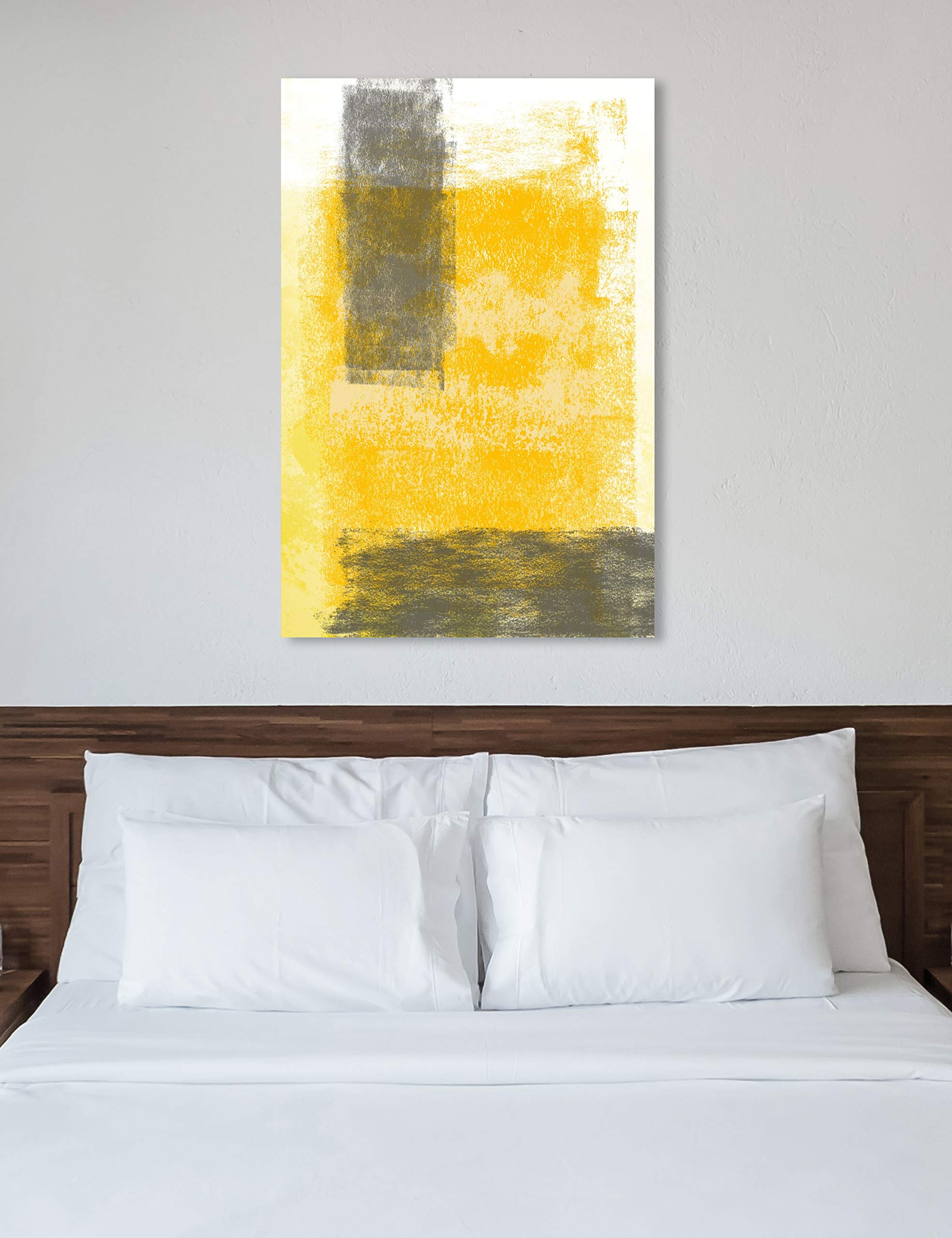 Abstract Wall Art Canvas Print 'Evolving Present' - 36