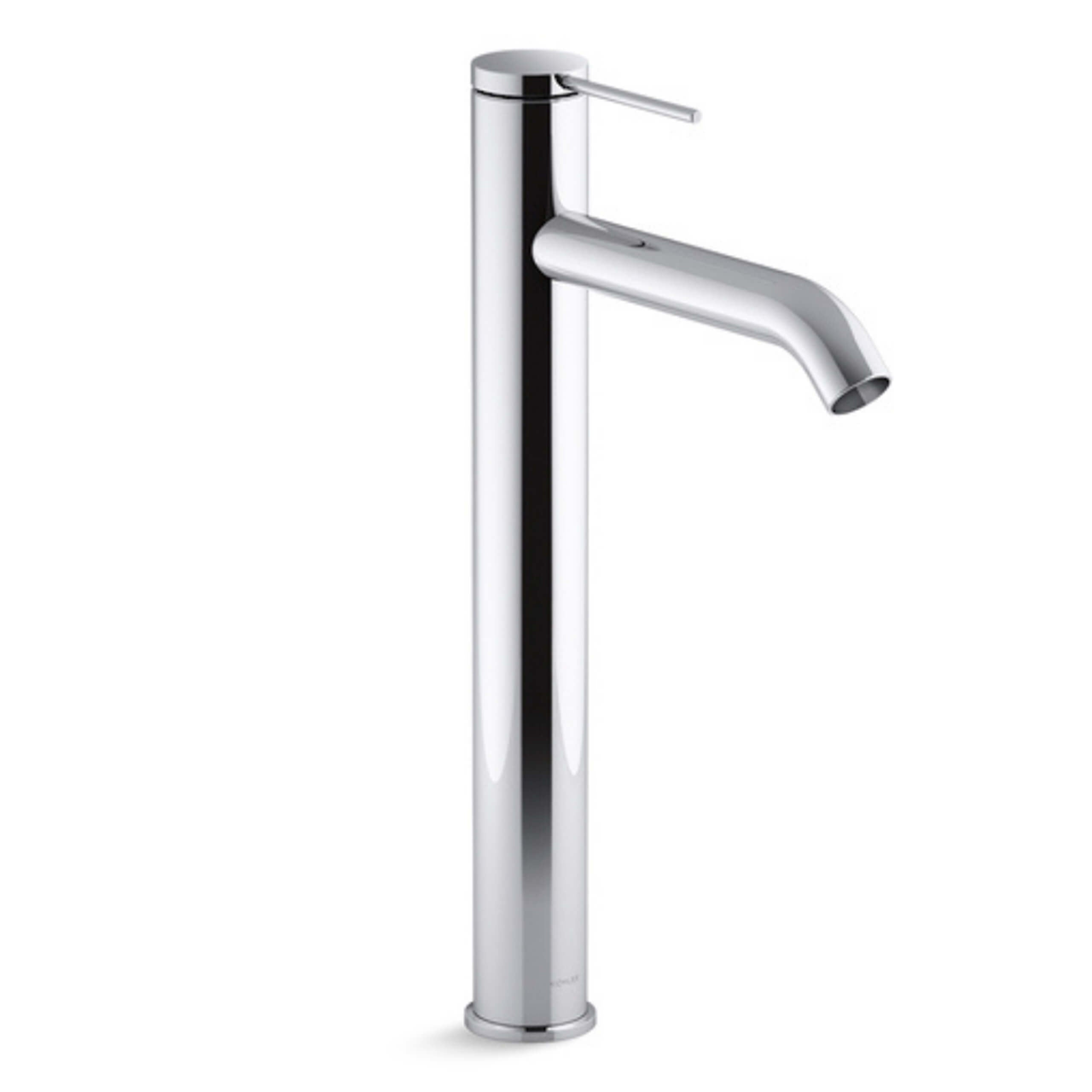Premium Tall Single Lever Bathroom Sink Faucet - Chrome Finish for Modern Vanities, Powder Rooms & Guest Bathrooms (Easy Installation & Water-Saving Design)