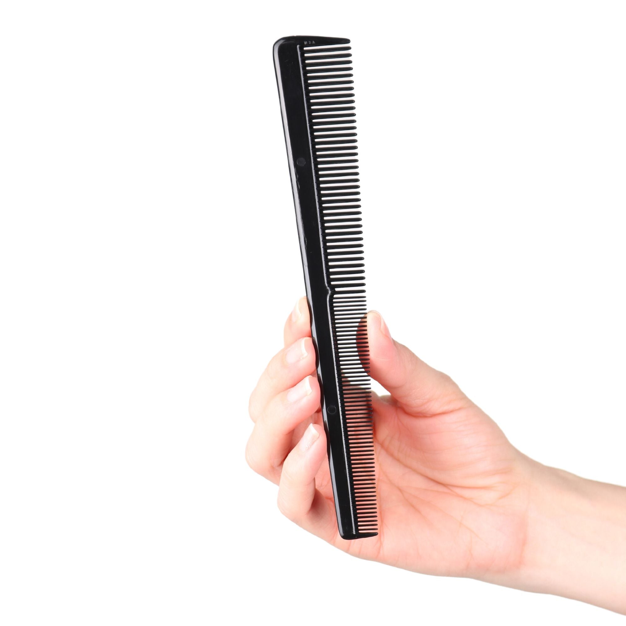 Professional Set of 12 Tapered Hair Cutting Combs - Flexible Styling & Braiding Tools for Barbers & Hairstylists (Men & Women) - Perfect for Salon, Home Haircuts & DIY Styling