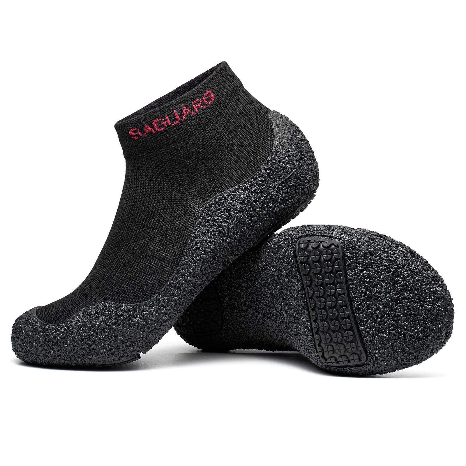 SAGUARO Women's Barefoot Water Shoes - Non-Slip Yoga Socks for Women | Breathable & Lightweight Aqua Socks for Beach, Pool, Yoga & Pilates