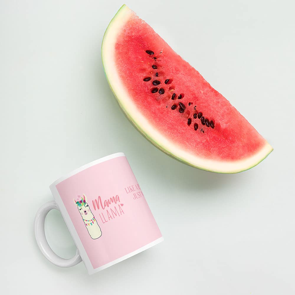 Mother's Day Gift Mug - Pink Llama Design Ceramic Coffee Cup for Mom, 11oz, Perfect for Tea, Coffee & Hot Chocolate - Ideal for Mother's Birthday, Christmas & Special Occasions