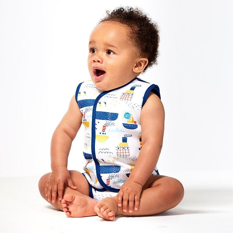 Neoprene Baby Wrap Wetsuit for Infants 0-18 Months | Warm & Comfortable Swimwear for Pool, Beach & Water Play