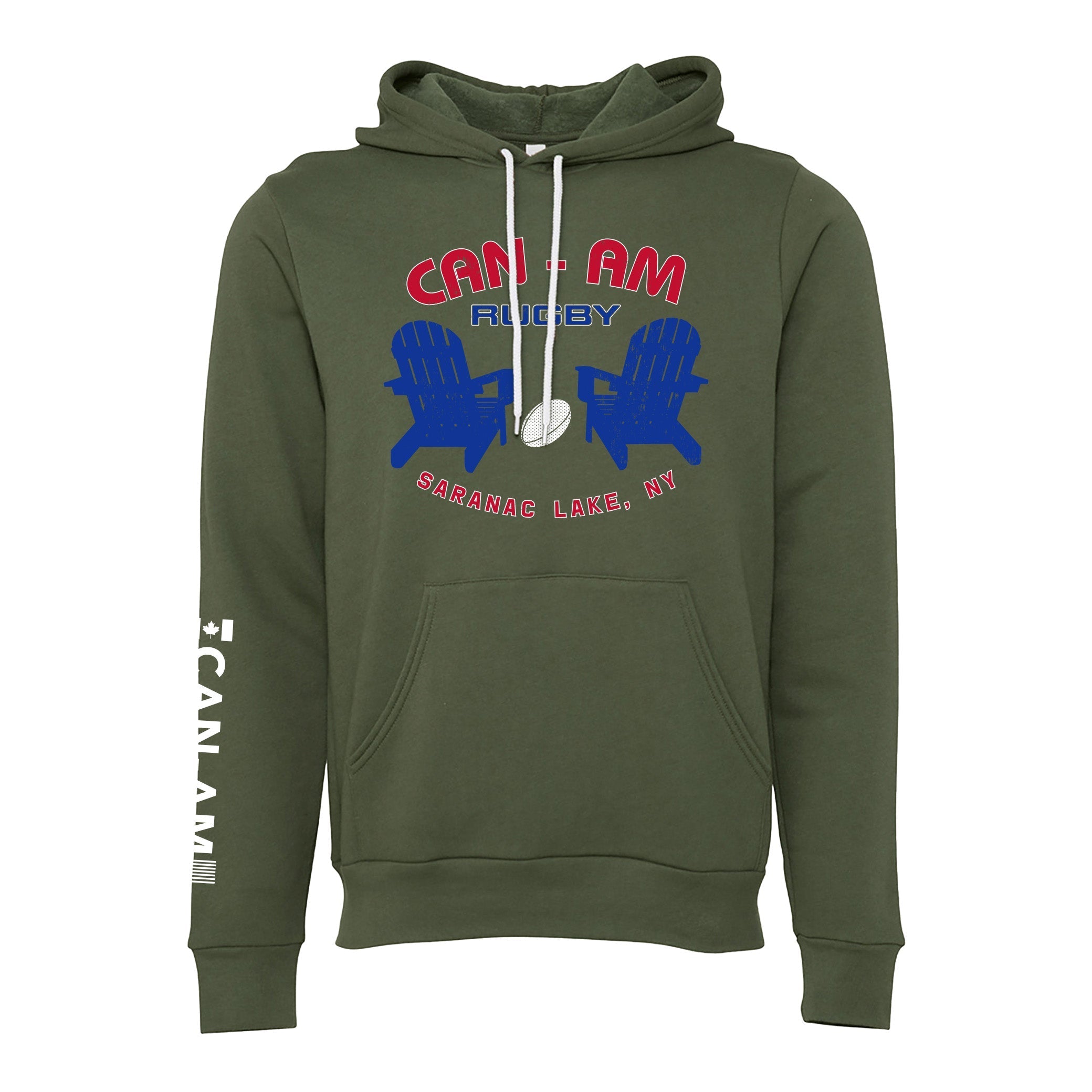 Can Am Adirondack Chairs Hoodie - Comfortable & Stylish Outdoor Pullover for Camping, Hiking, and Backyard Relaxation