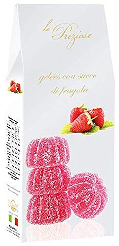 Premium Italian Fruit Jelly Sweets - Assorted 3 Flavors: Orange Lemon, Berry Raspberry & Strawberry | Gourmet Candy Gift | Made in Italy | Perfect for Parties, Gifts & Dessert Toppings