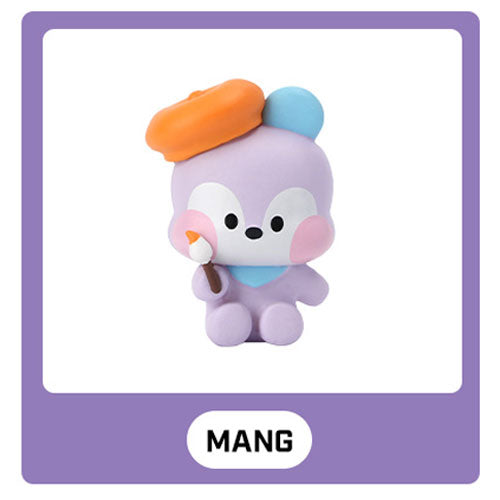 BT21 MININI Monitor Figure - UNIVERSTAR Collectible Cute Desk Decor for K-POP Fans, BTS Lovers, Office & Home Display