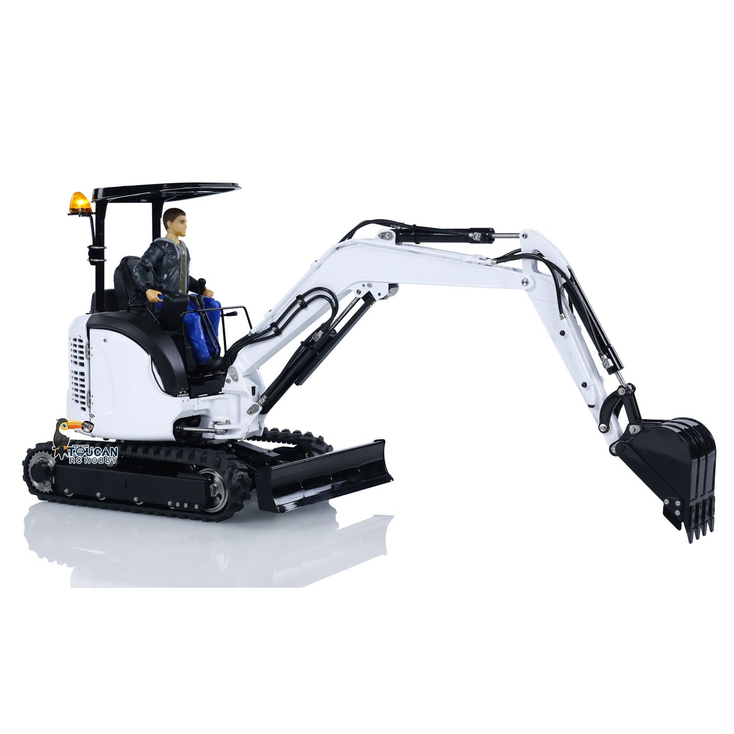 LESU 1/14 Scale RC Hydraulic Excavator Toy - PC30 Mini Construction Model with 6CH Radio Control, Metal Body & Light Pump System | Perfect for Kids, Adults & Construction Enthusiasts | Great for Backyard Digging, Sandbox Play & STEM Learning