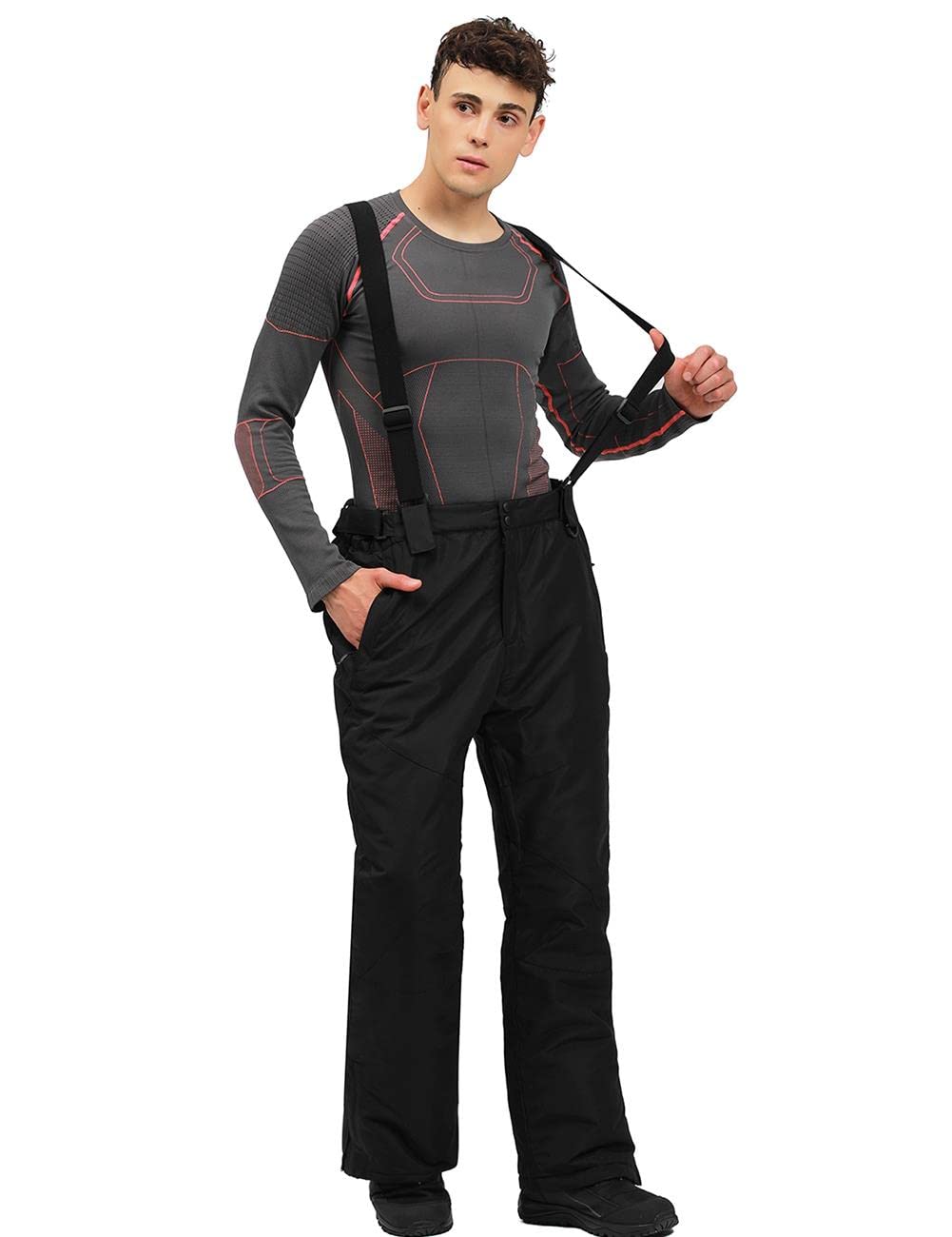 **Men's Waterproof Ski Suit Set - Windproof Snow Jacket & Pants for Winter Sports, Snowboarding & Mountain Adventures**    *Perfect for Skiing, Snowboarding, Hiking & Cold Weather Outdoor Activities*