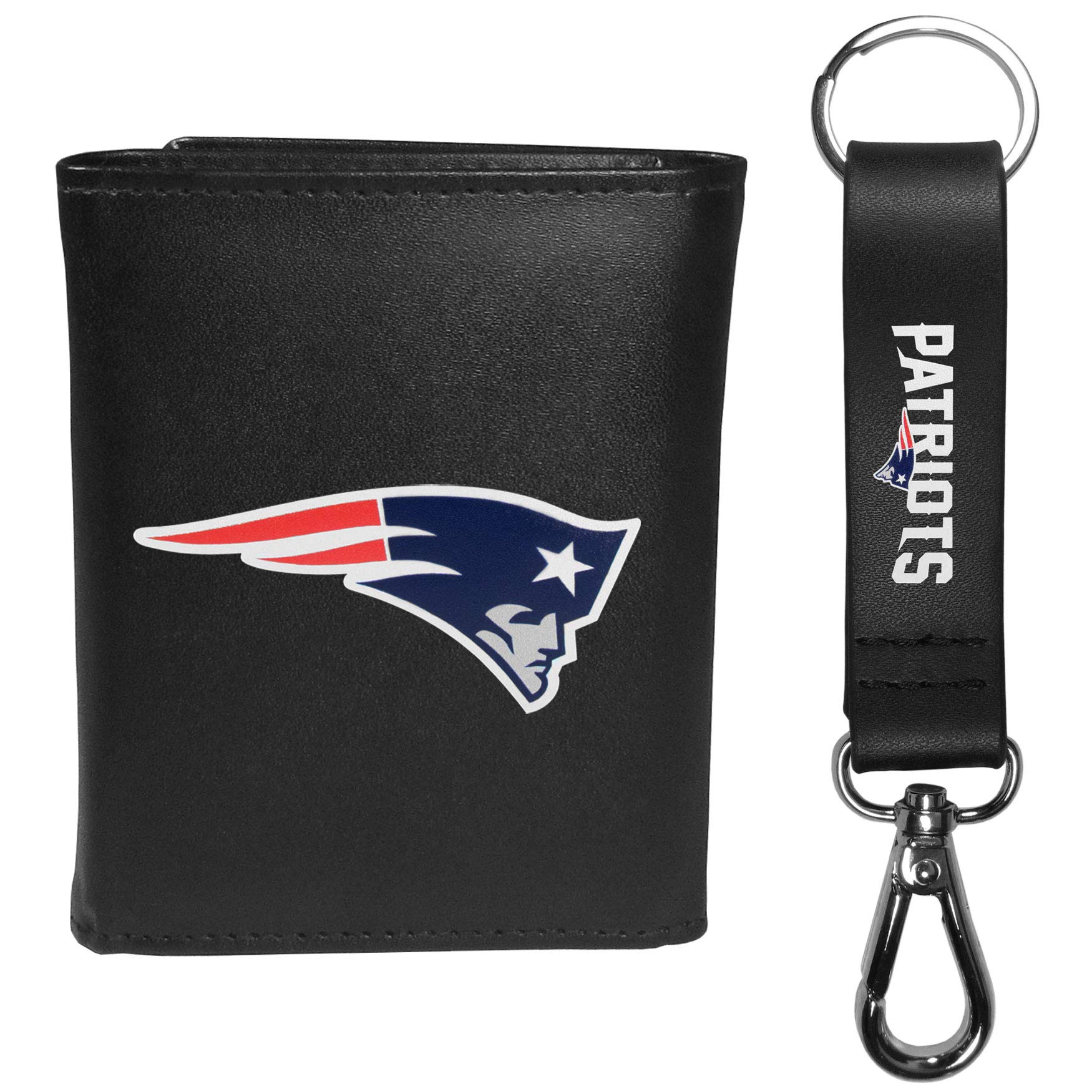 Premium Siskiyou Tri-Fold Leather Wallet with Detachable Key Chain Strap - Stylish & Functional for Men & Women - Perfect for Travel, Work & Everyday Use