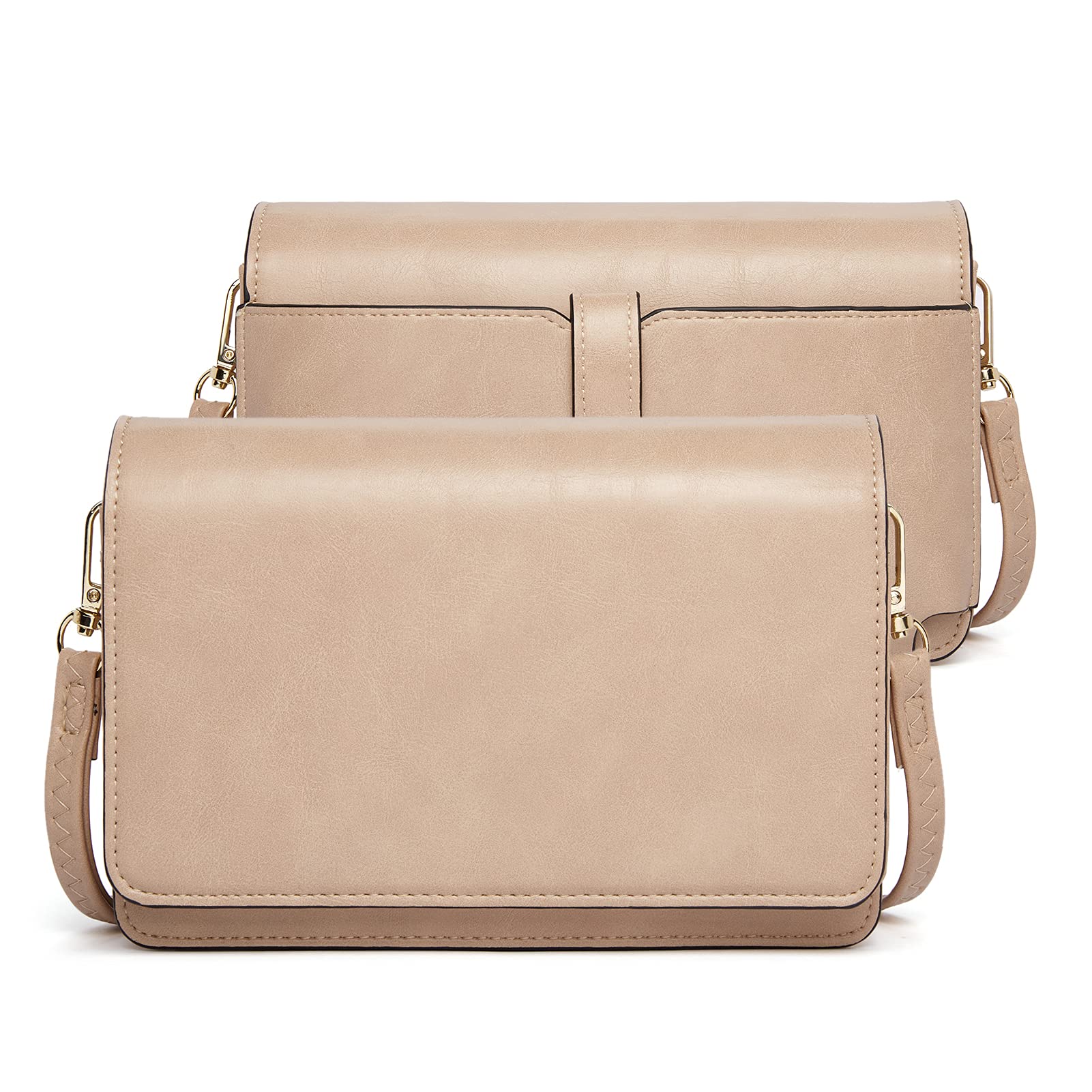 BROMEN Women's Small Crossbody Bag with Wristlet - Stylish Shoulder Purse for Phone & Wallet | Perfect for Daily Use, Travel & Shopping