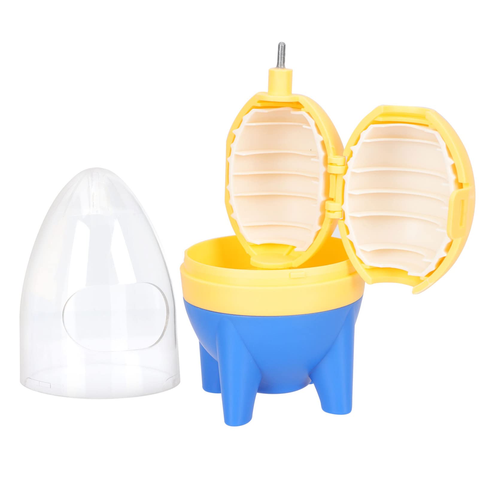 Hemoton Handheld Egg Scrambler - Golden Egg Whisk & Mixer for Cooking - Manual Egg Yolk & White Blender - Perfect for Baking, Omelets, Pudding & Kitchen Prep