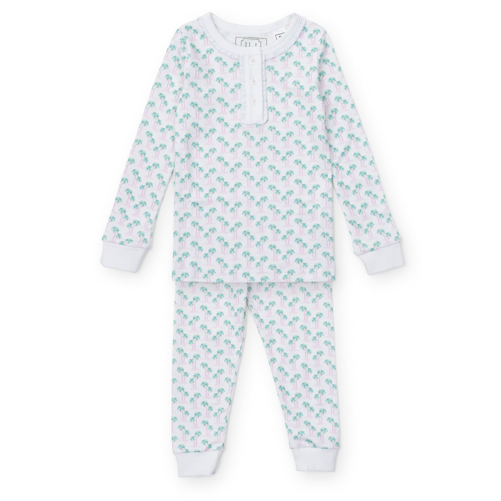 Alden Girls' Pajama Set - Soft Cotton Sleepwear Pants & Top for Kids - Cozy Loungewear for Bedtime & Sleepovers