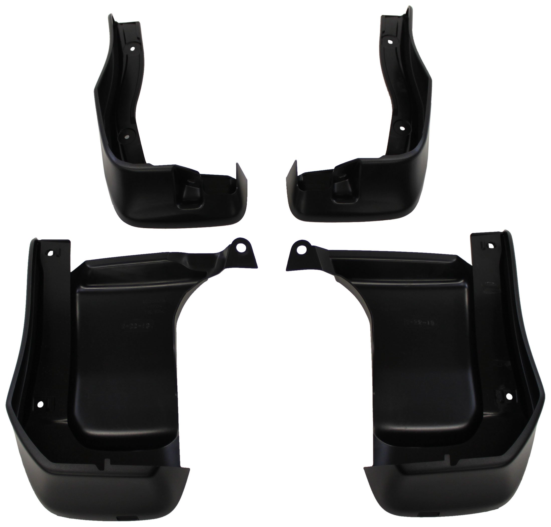Honda Genuine 08P00-T3L-100 Splash Guard Kit - Compatible with Select Accord Models | Front & Rear Mud Guards for All-Weather Protection & Road Debris Defense