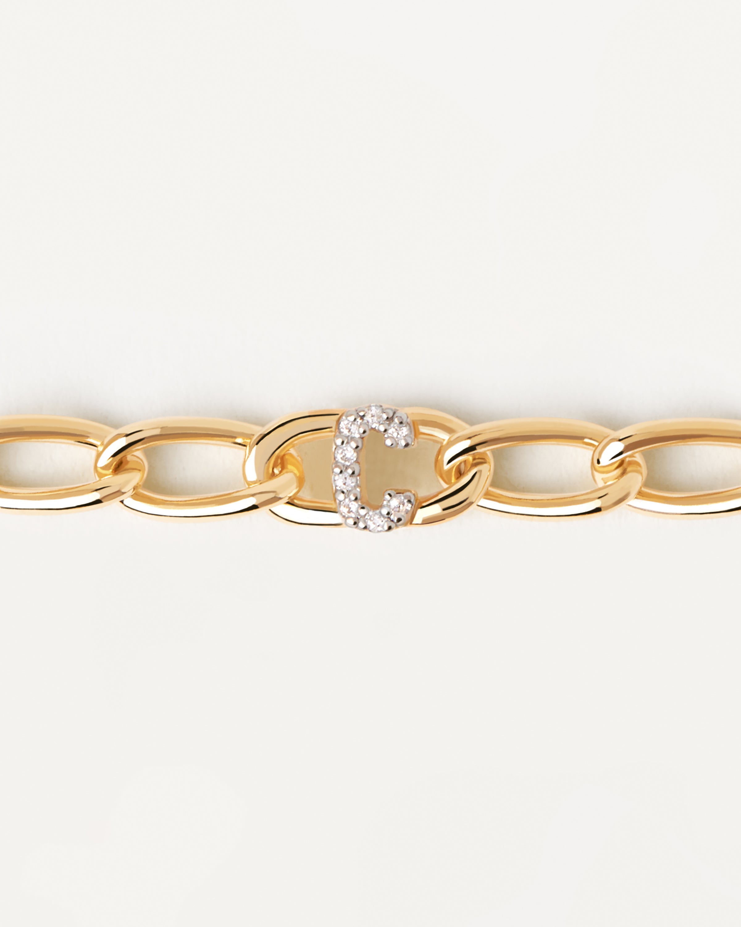 Elegant Letter C Chain Bracelet for Women - Gold & Silver Initial Jewelry Gift for Her - Perfect for Birthdays, Anniversaries & Everyday Wear