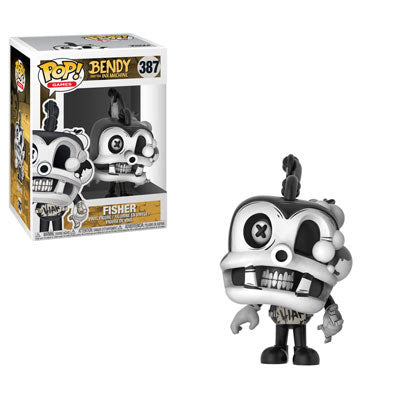 Bendy and the Ink Machine Pop! Vinyl Figure Fisher [387] - Collectible Game Character Toy for Display, Gifts & Gaming Enthusiasts