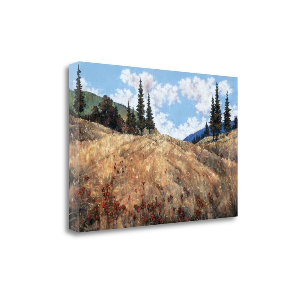 Beyond The Hill By Martin Pryce - Premium Giclee Art Print on Gallery Wrapped Canvas - Ready to Hang Wall Decor for Living Room, Bedroom & Office