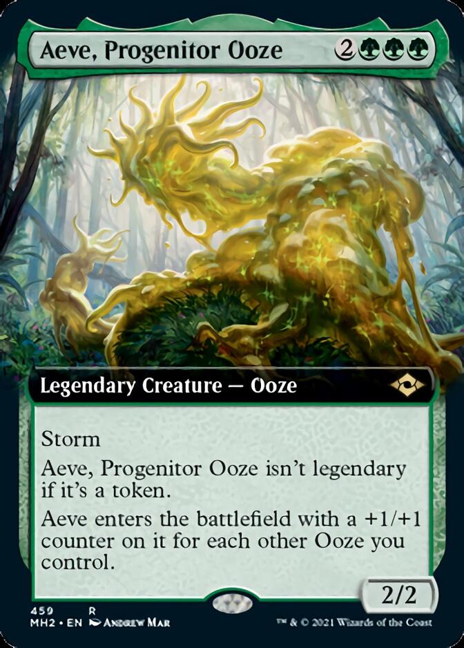 Aeve, Progenitor Ooze (Extended Art) - Modern Horizons 2 MTG Card - Foil Collector's Edition for Magic: The Gathering Deck Building & Commander Games