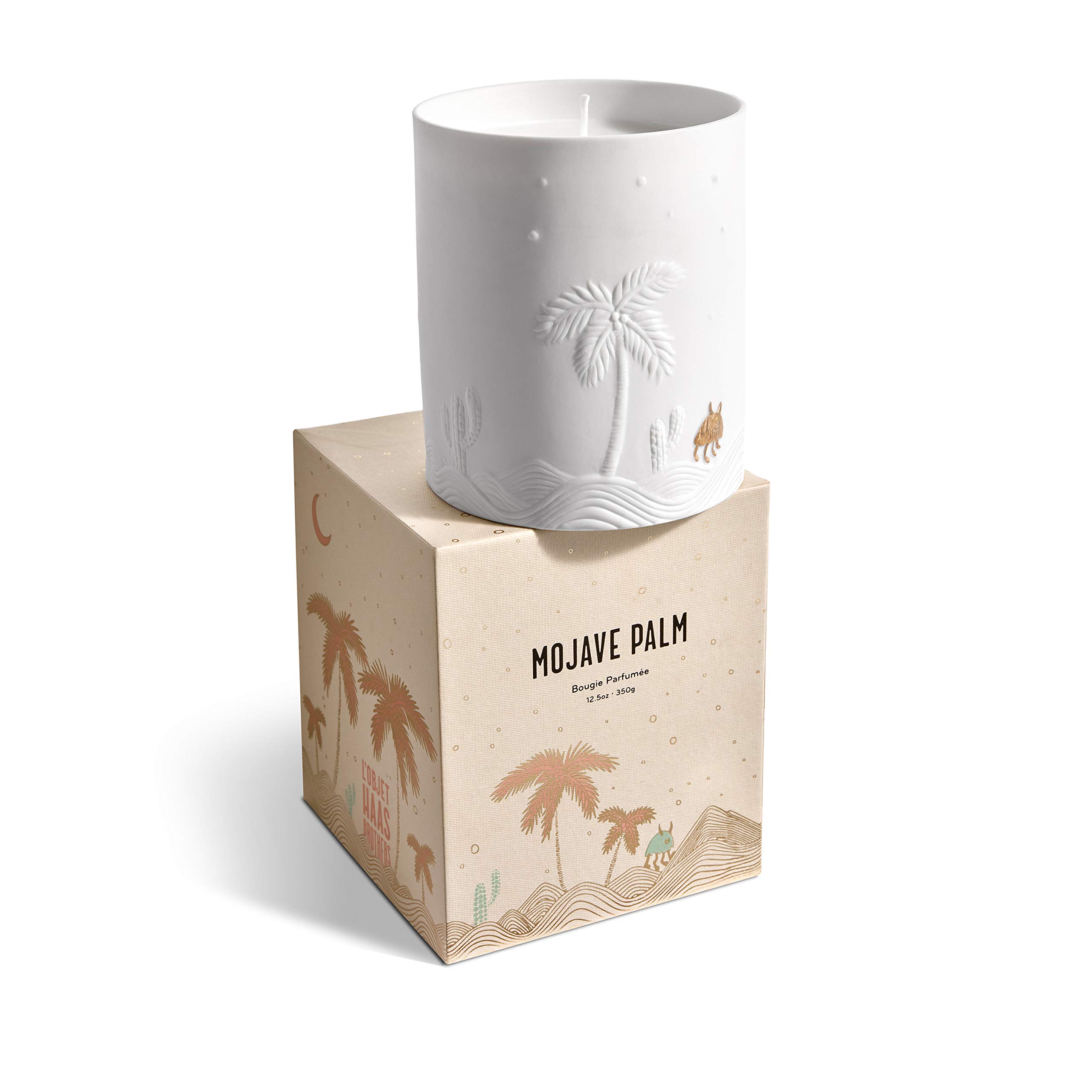 L'Objet HAAS Mojave Palm Scented Candle - Luxury Home Decor for Relaxation & Aromatherapy - Perfect for Living Room, Bedroom, Spa & Gift Giving