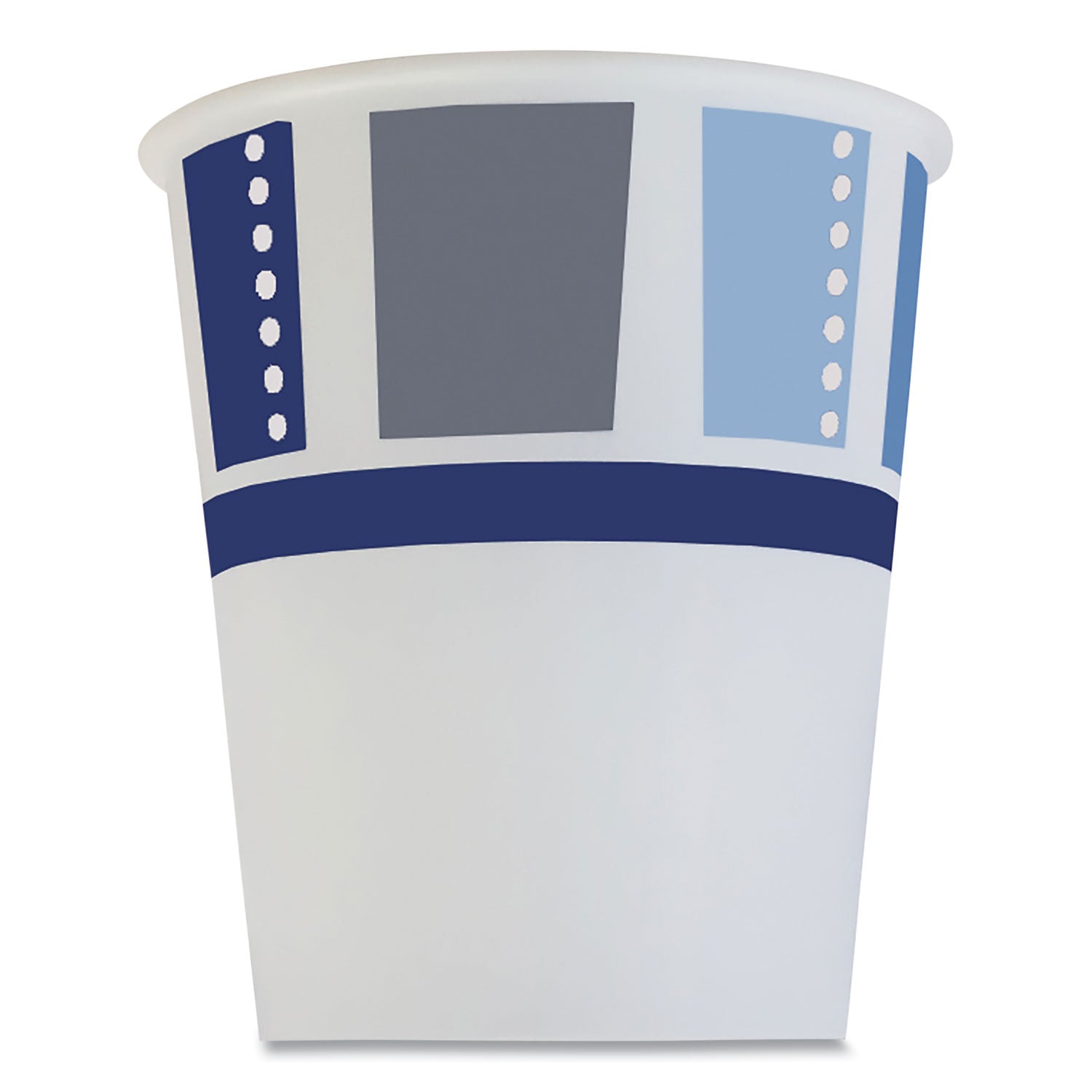 AJM Packaging Heavy Duty 3 oz Paper Cold Cups - Modernware Design, 2400 Count Bulk Pack - Perfect for Coffee Shops, Restaurants & Catering Events
