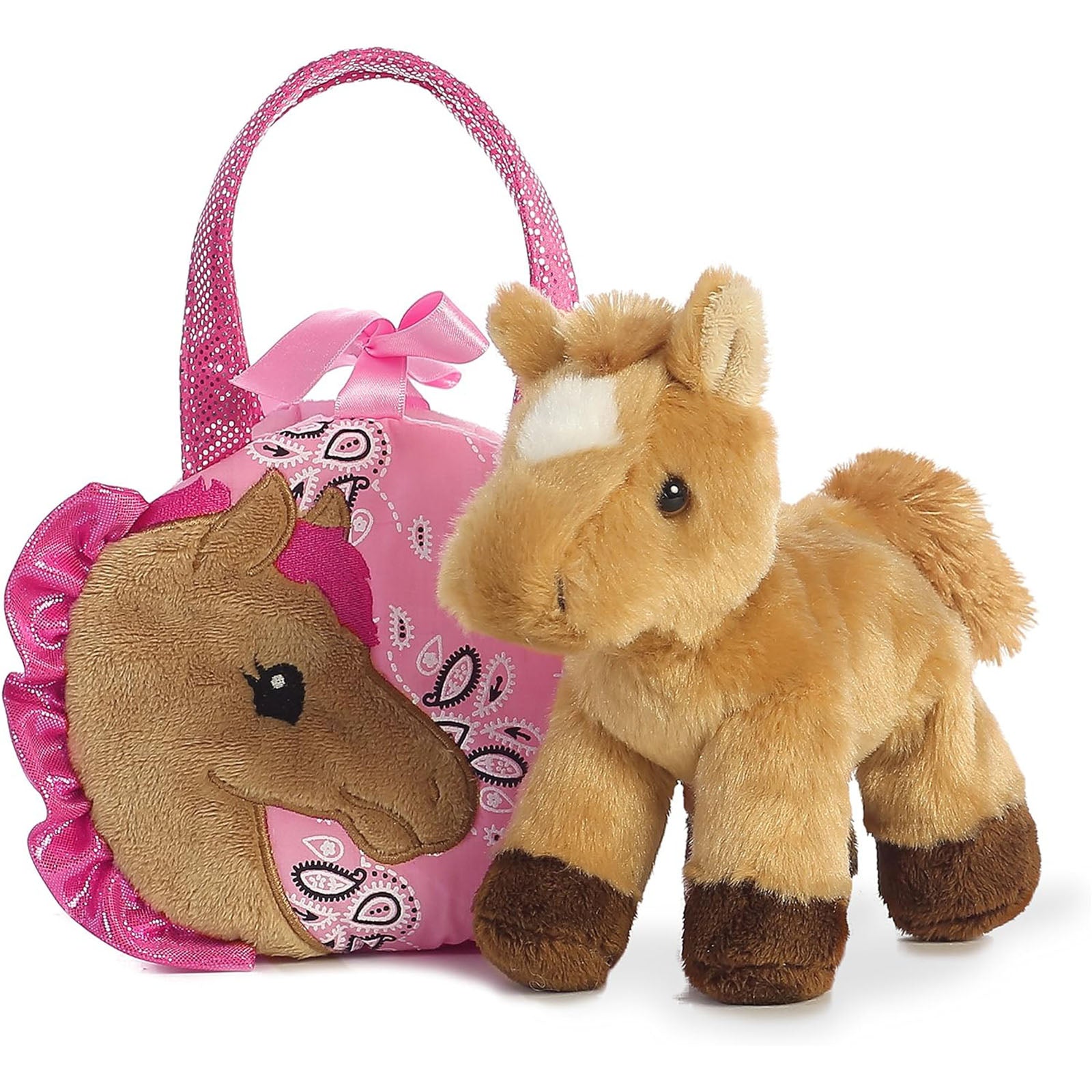 Aurora Fancy Pals Pretty Pony 5.5 Inch Plush Stuffed Animal Toy - Cute Collectible Figure for Kids Room Decor, Birthday Gifts & Playtime Fun