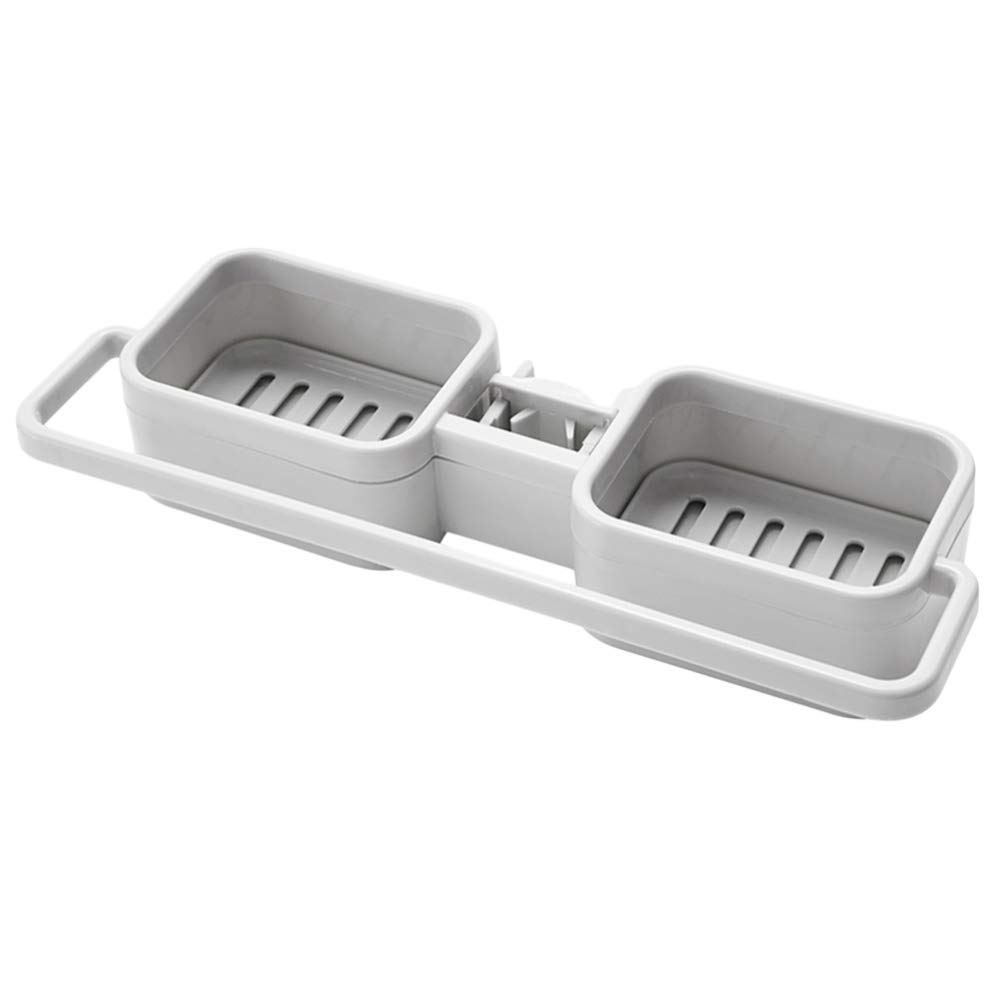 Hemoton Faucet Drain Rack - Kitchen & Bathroom Organizer for Sponge Soap Storage | Space-Saving Solution