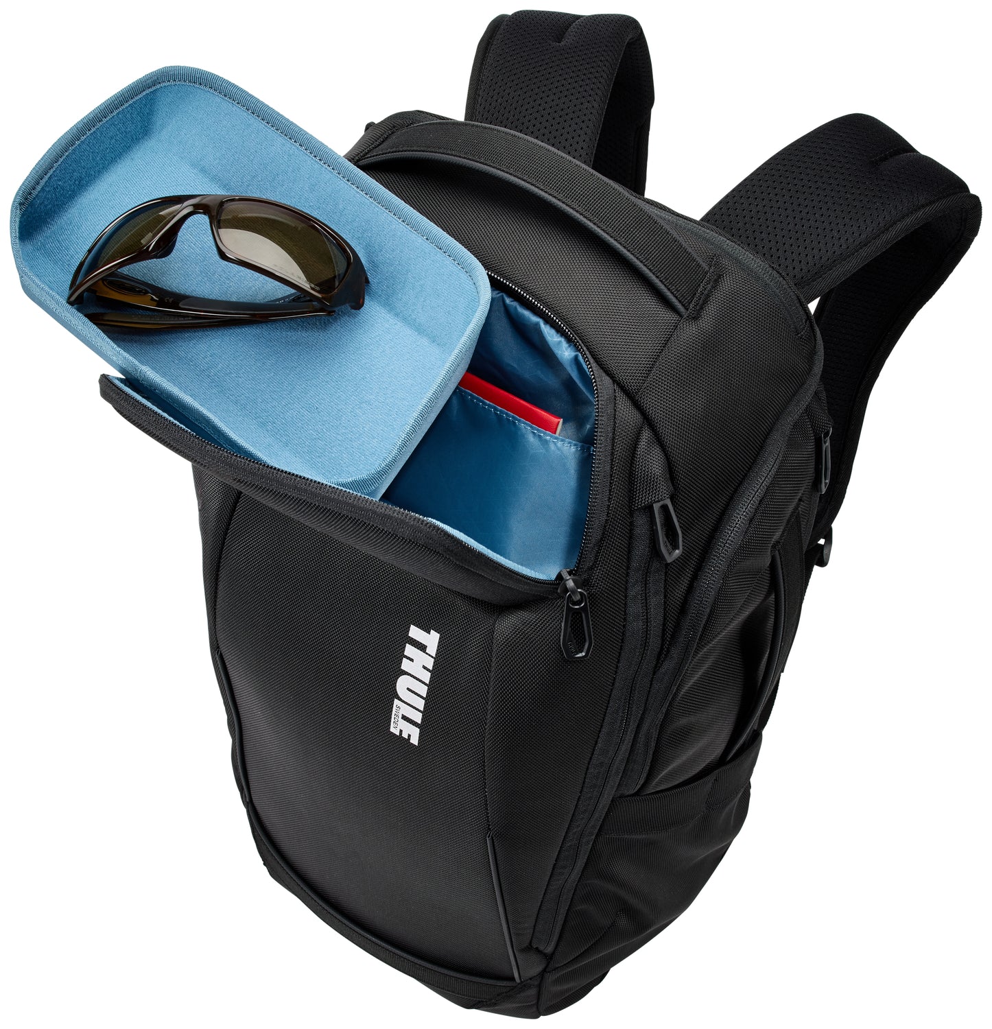Thule Accent Backpack 26L - Durable Black Laptop Backpack for Men & Women - Perfect for Travel, Work, and Outdoor Adventures