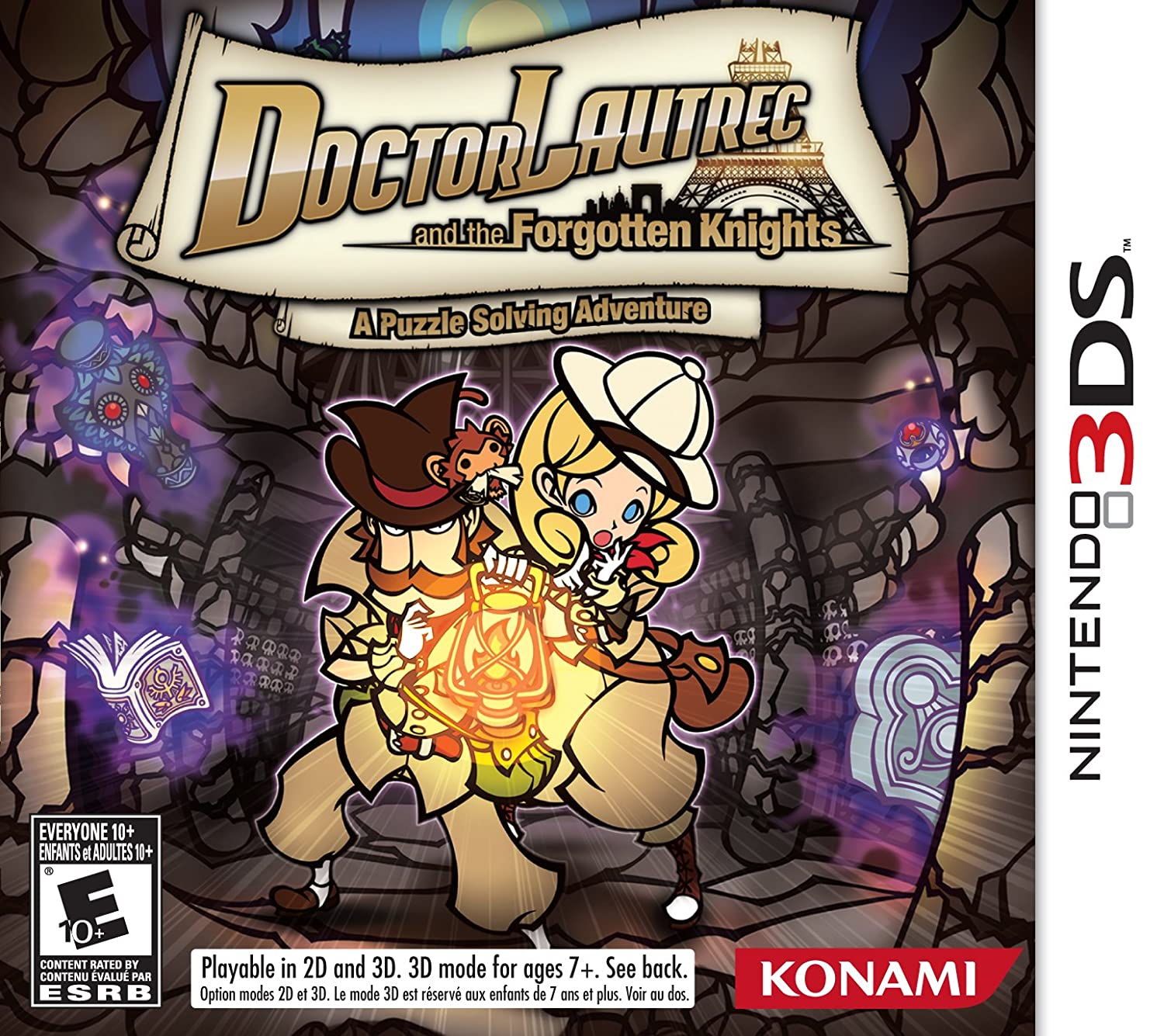 Doctor Lautrec and the Forgotten Knights - Adventure Puzzle Game for Nintendo 3DS | Solve Mysteries & Explore Hidden Treasures | Perfect for Puzzle Lovers & Adventure Gamers