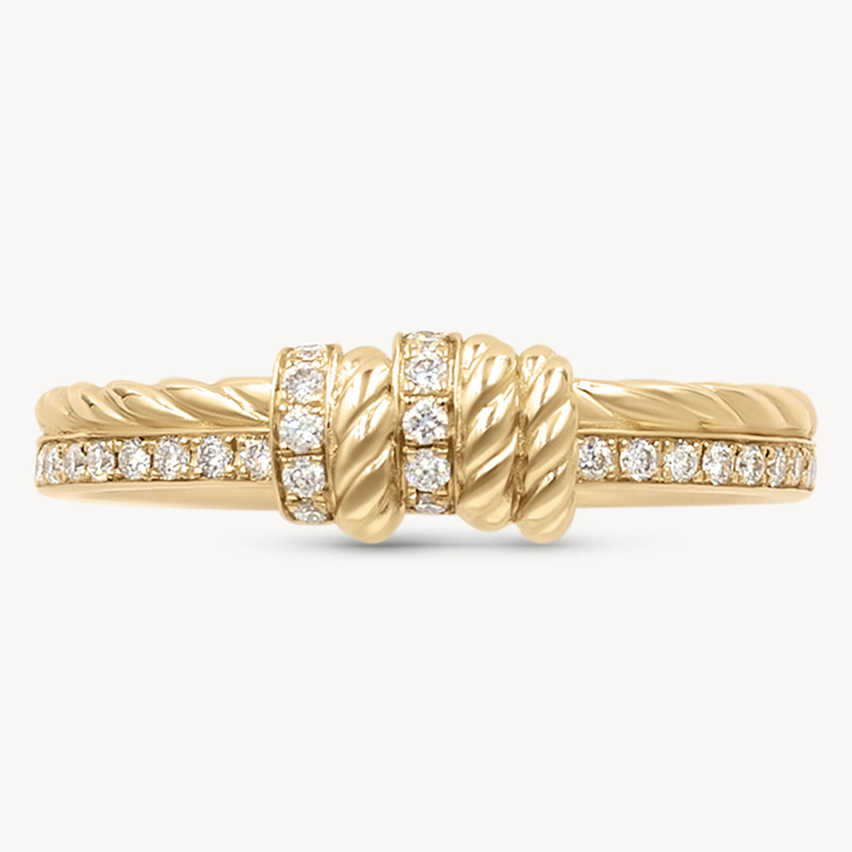 Diamond Bind Ring - Elegant and Durable Wedding Band for Women & Men - Perfect for Engagement, Anniversary, and Special Occasions
