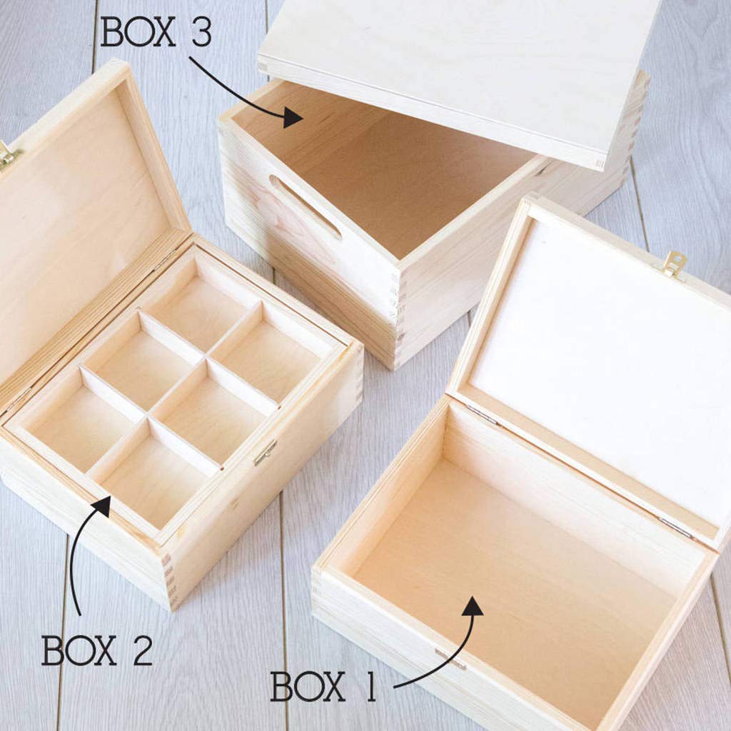 Personalized Adventure Keepsake Box for Dad - Engraved Pine Wood Memory Box - Unique Birthday & Father's Day Gift for Him - Travel Themed Present (3 Sizes) - Perfect for Storing Mementos, Photos & Special Memories