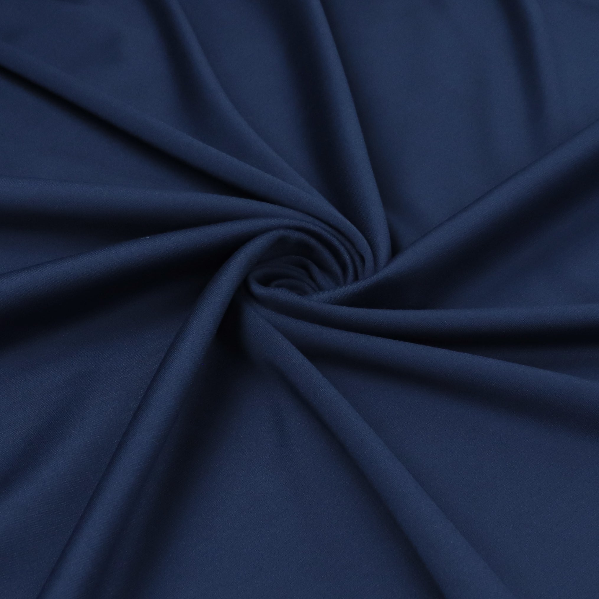 Premium Viscose Ponte Di Roma Fabric - Soft & Durable Navy Blue Material for Dresses, Skirts & Tailoring - Perfect for Fashion Sewing & DIY Projects