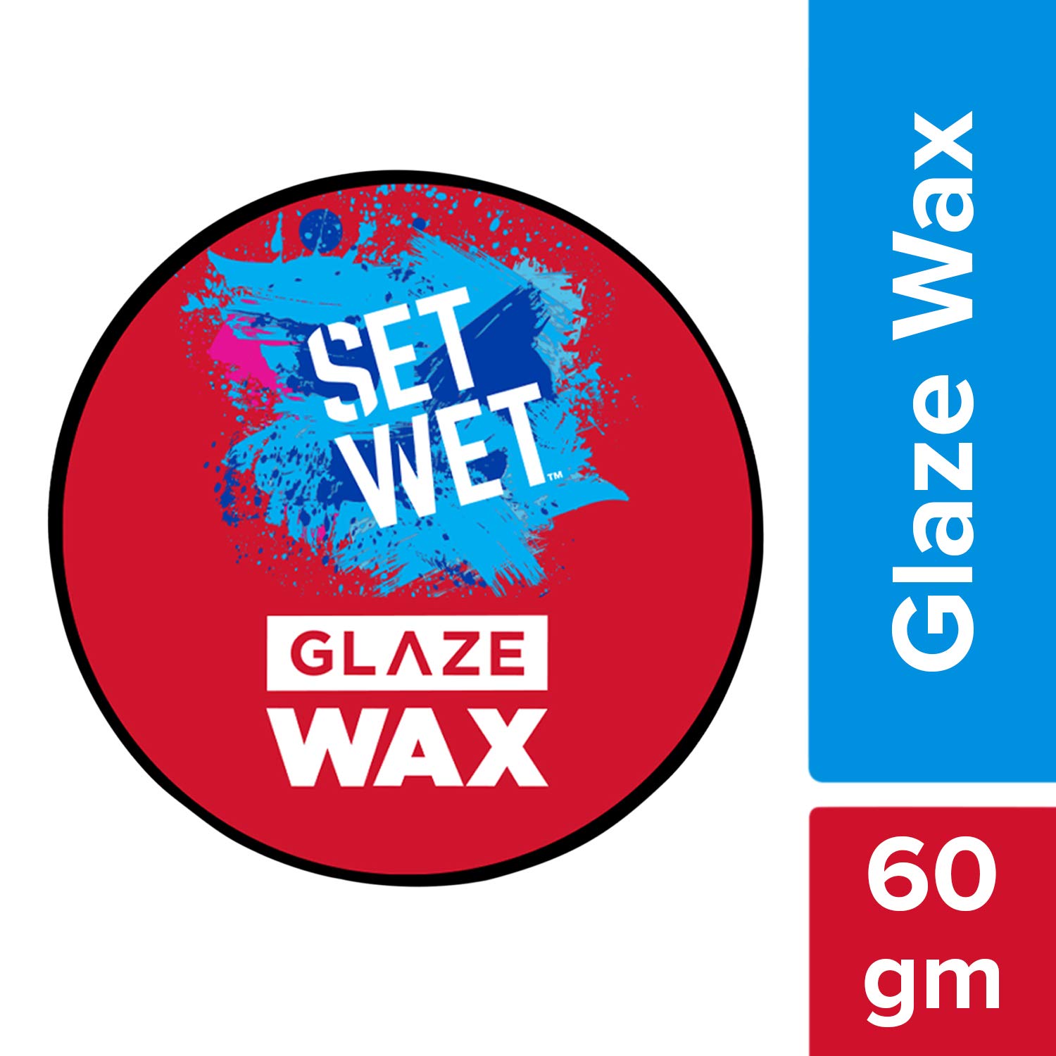 Set Wet Extreme Hold Hair Spray for Men - Strong Styling & Freezing Spray 200ml + Glaze Hair Styling Wax 60g - Perfect for Daily Grooming, Party Looks & Professional Hairstyles