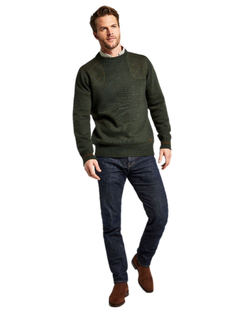 Stylish Dubarry Clarinbridge Crew Neck Sweater for Men & Women | Premium Irish Wool Knitwear | Perfect for Casual Wear & Outdoor Activities