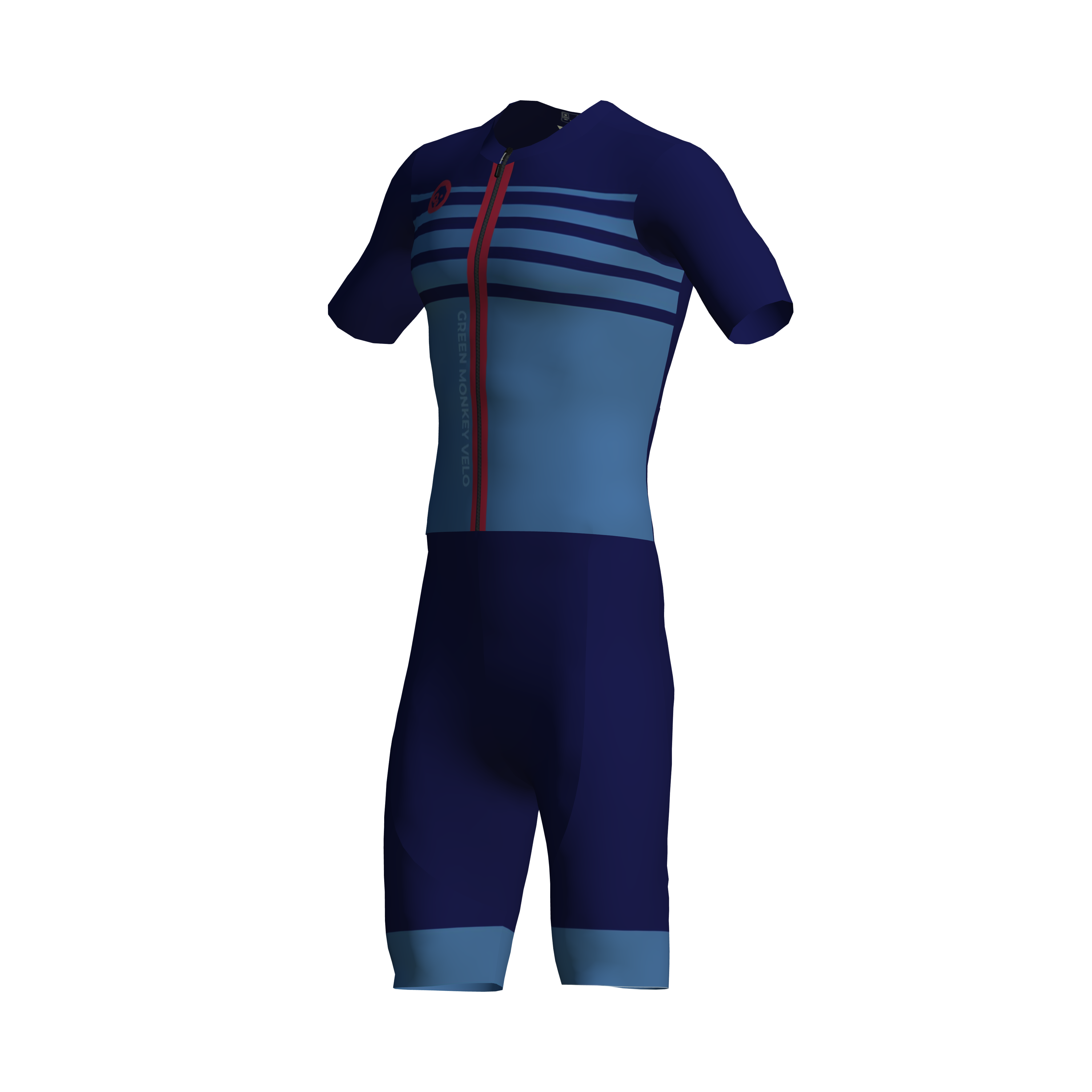 GreeMonkey Men's Blue Speed Racing Suit - Lightweight & Breathable for Motorcycle, Racing & Track Day Use - PRE ORDER