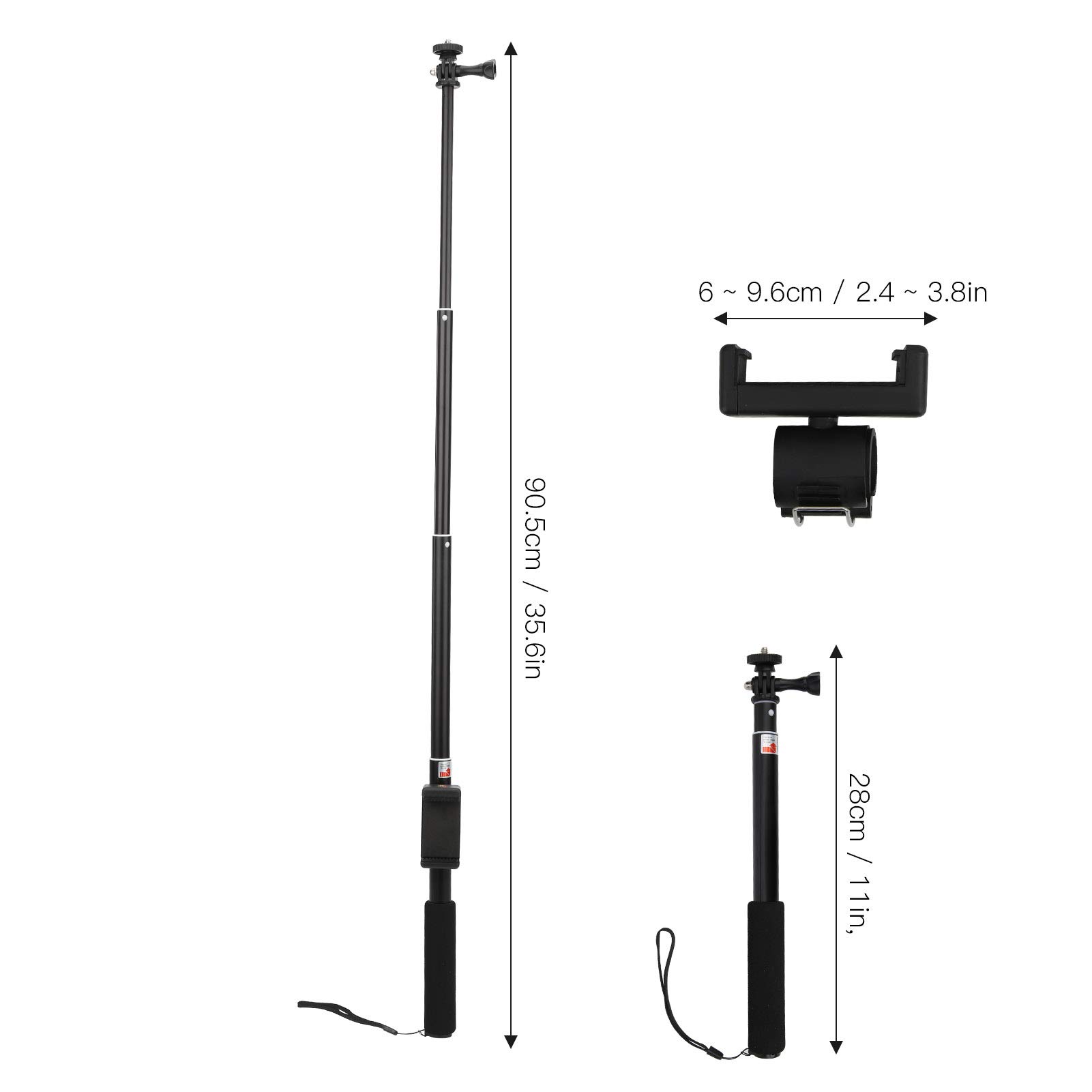 Portable Phone Tripod Stand & Selfie Stick for Stable Photos & Videos