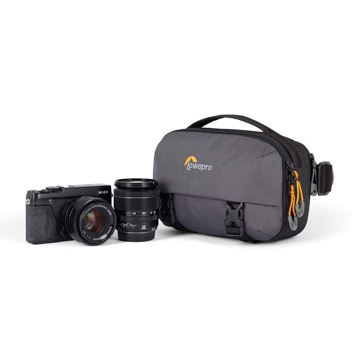 Lowepro Trekker Lt Hp 100 Grey Green Line Camera Bag - Durable DSLR/SLR Backpack for Photographers - Perfect for Travel, Hiking & Outdoor Photography