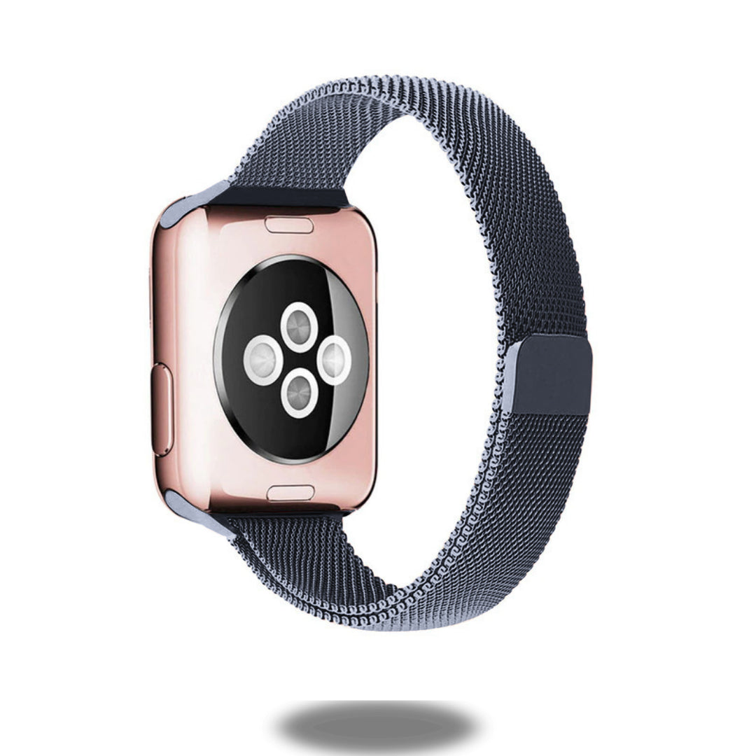 Slim Milanese Magnetic Loop Bracelet for Apple Watch - Stainless Steel Strap with Secure Magnetic Closure for Men & Women - Perfect for Workouts, Office & Everyday Wear