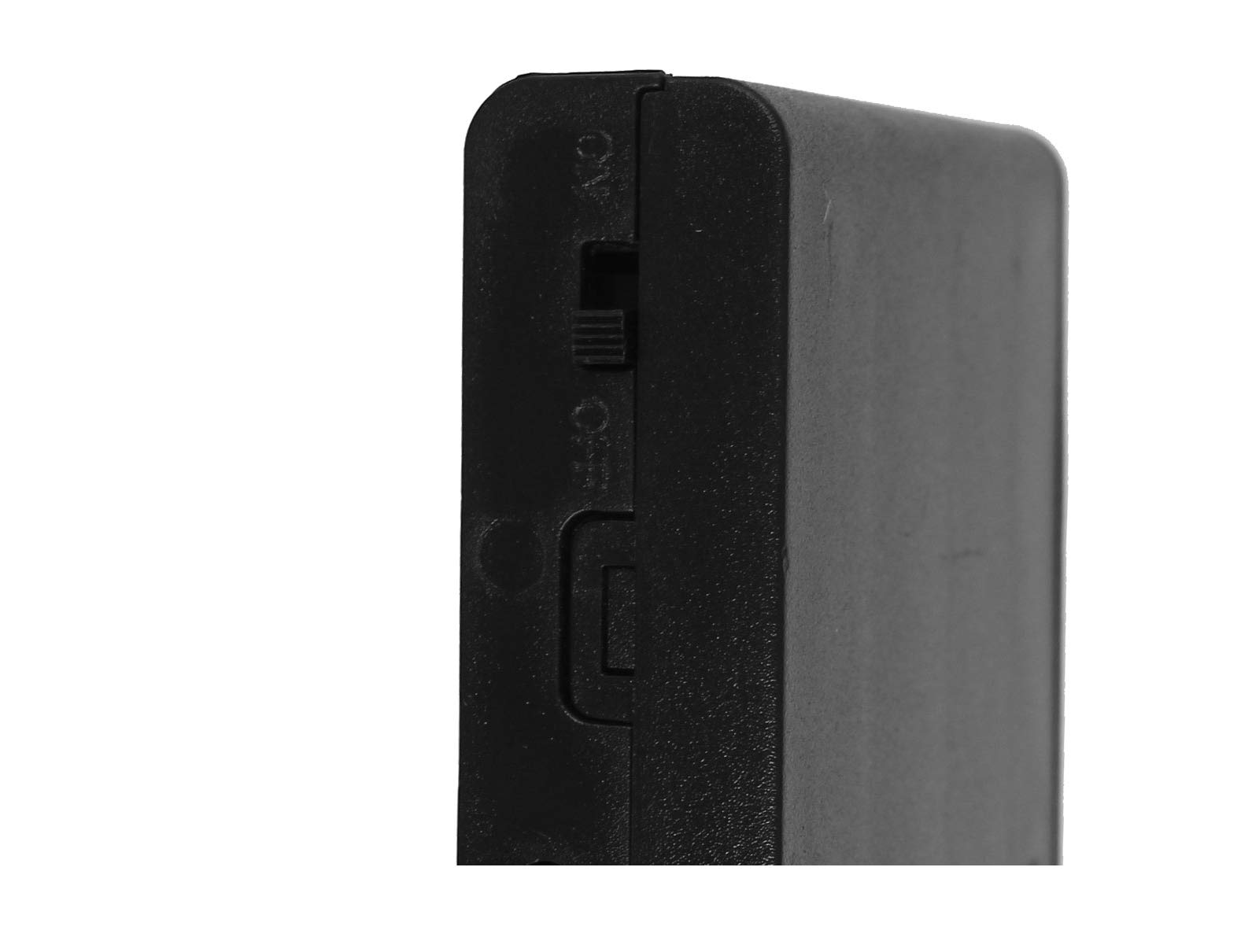 DC 5.5mmx2.1mm Battery Holder Case with Cover & Switch for 8x1.5V AA Batteries - Power Strip Organizer for Electronics Projects & DIY Power Supply